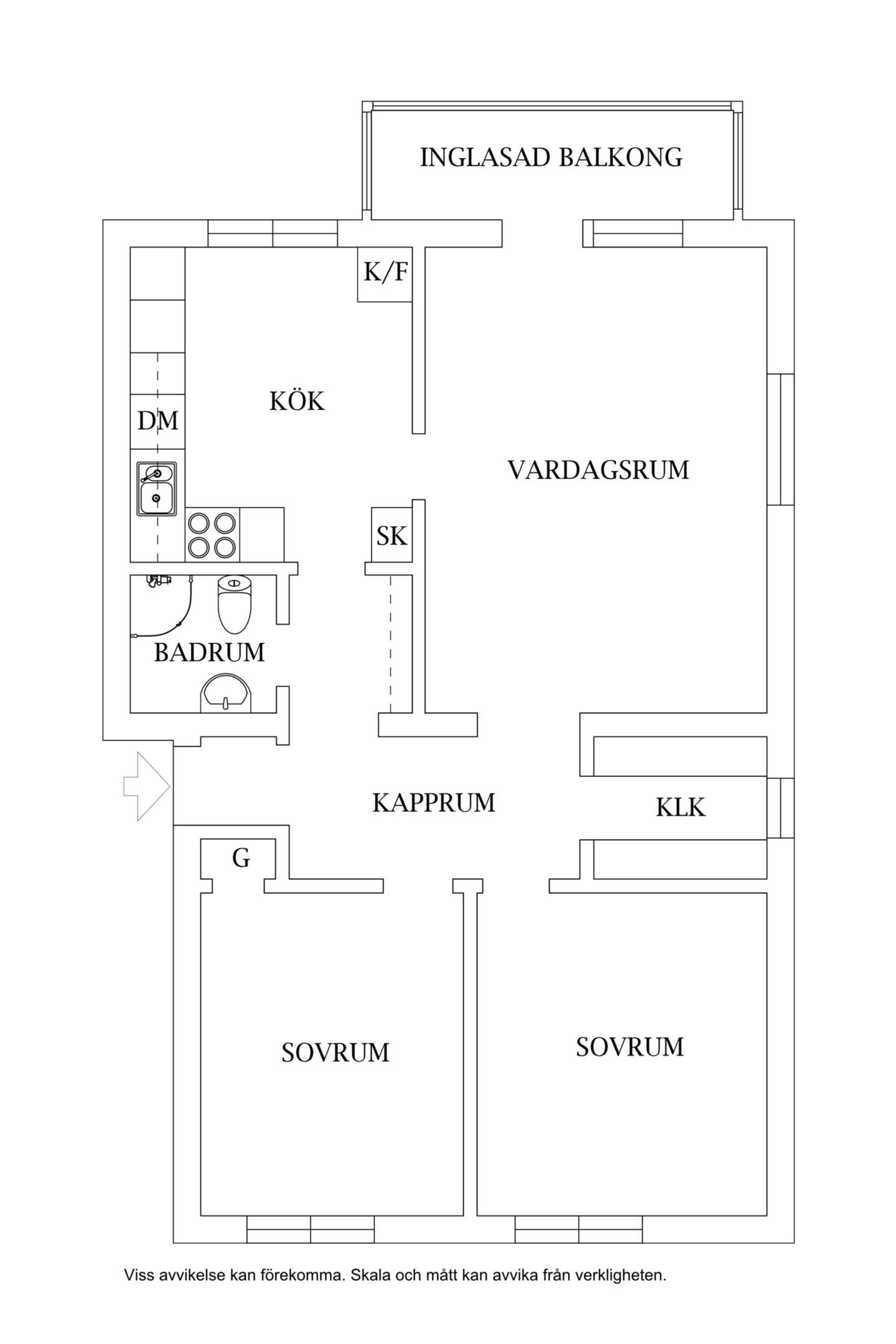 3 rum Lägenhet på Lindängsvägen 39 B Centrum Ulricehamns kommun - bild 18