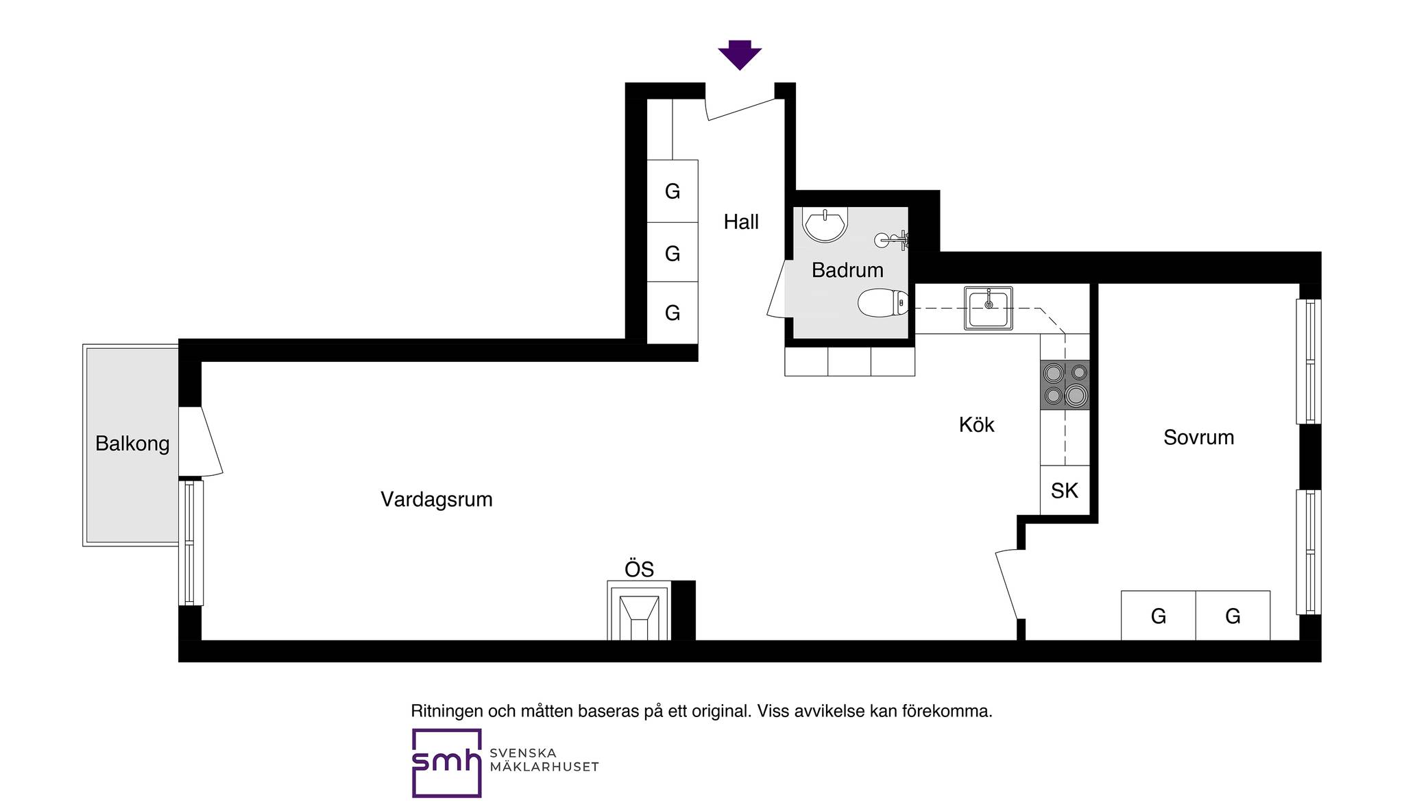 2 rum Lägenhet på Trädgårdsgatan 3, Vån 3/3 Sundbybergs kommun - bild 25