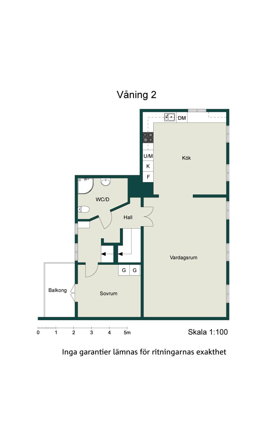 5 rum Lägenhet på Östra Sjögatan 21A Kvarnholmen Kalmar kommun - bild 30