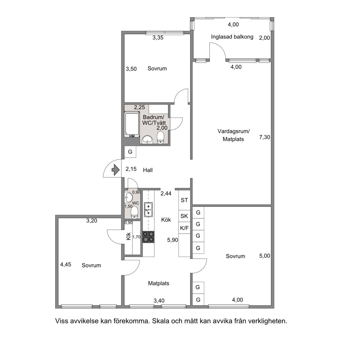 4 rum Lägenhet på Landsvägsgatan 5 B lgh 1302 Pantarholmen Karlskrona kommun - bild 19