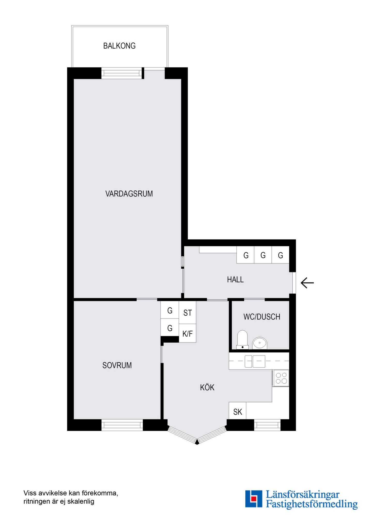 2 rum Lägenhet på Millåkersgatan 13A Centralt Mora kommun - bild 17