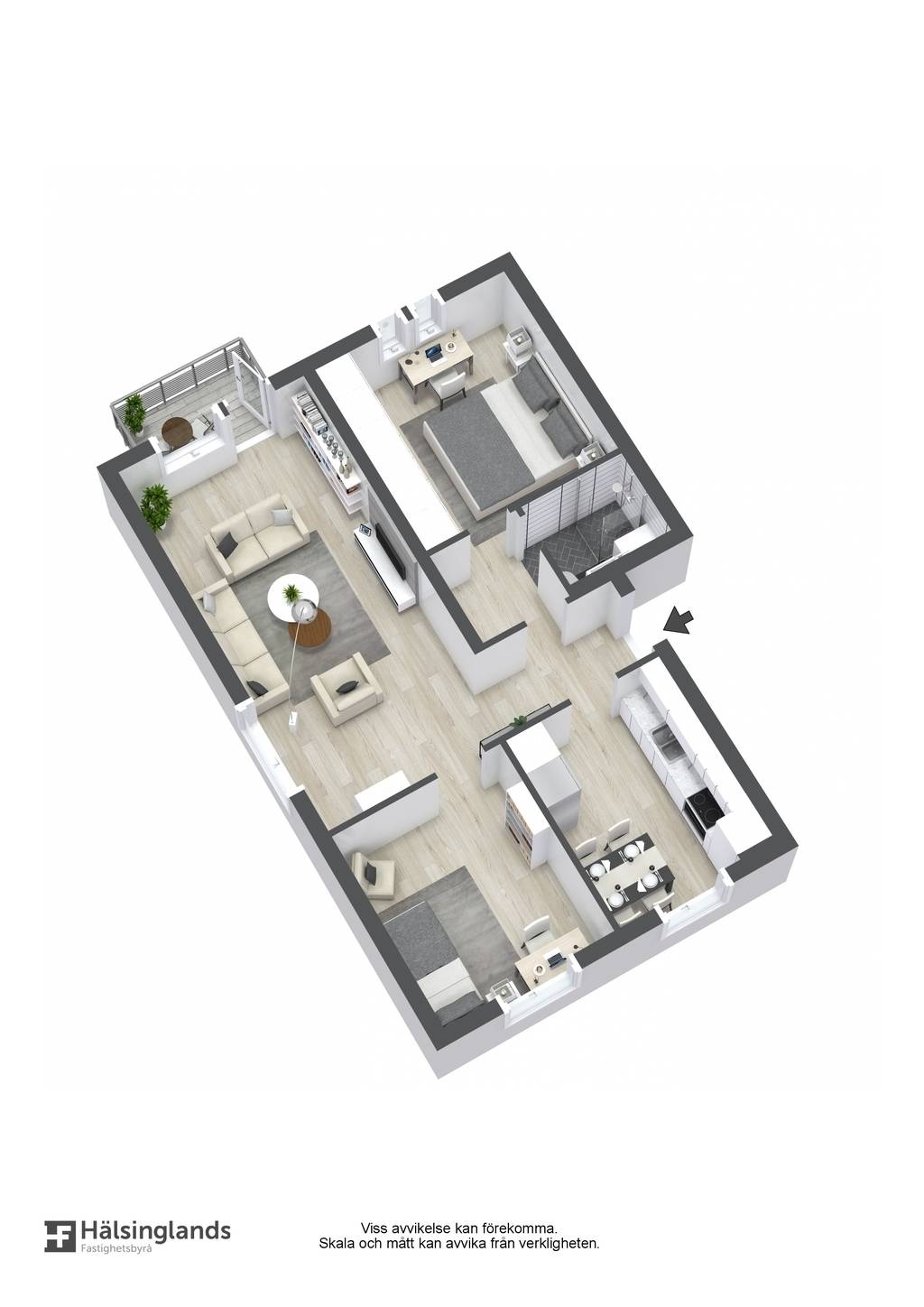 3 rum Lägenhet på Djupegatan 43A Hudiksvalls kommun - bild 18