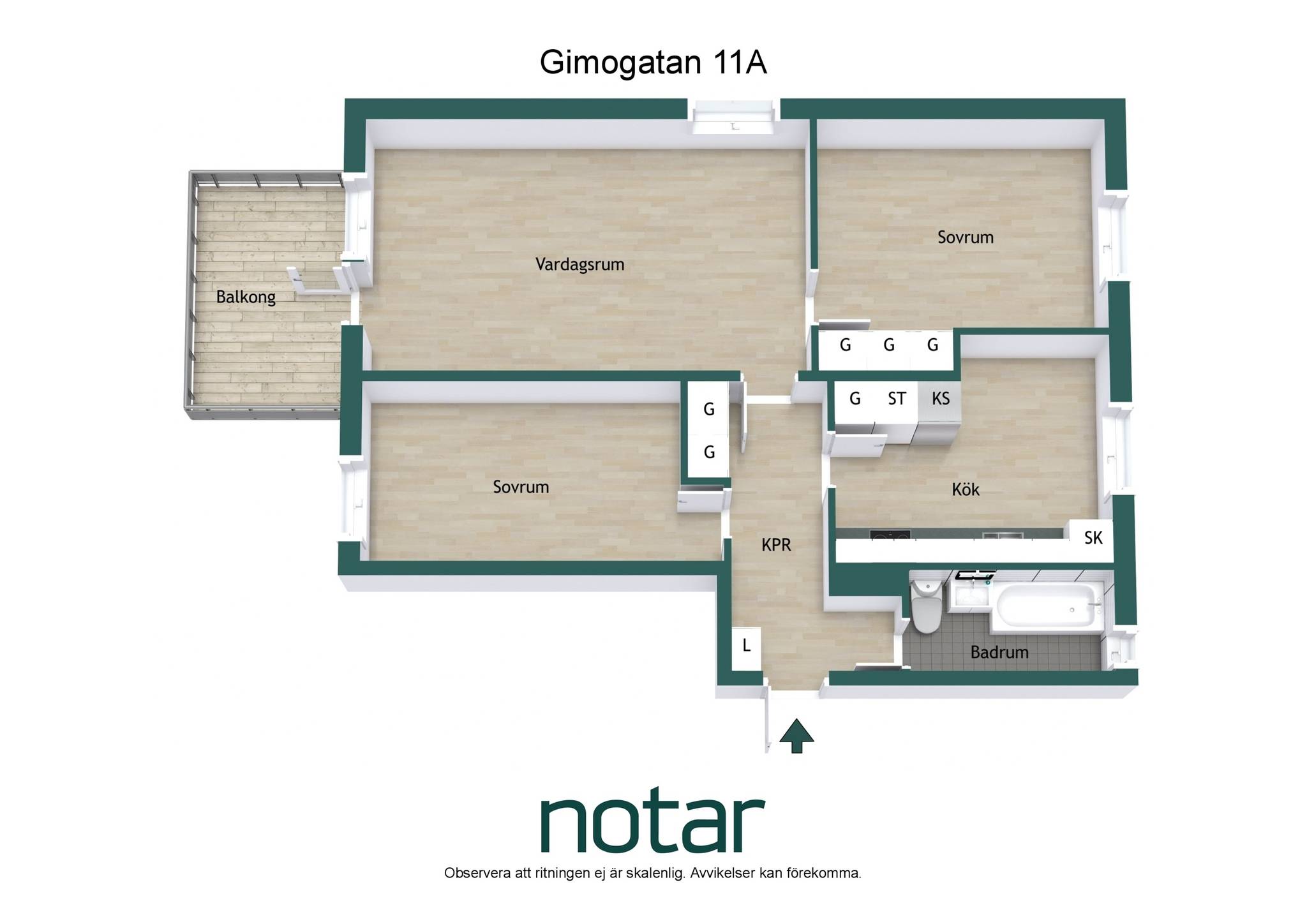 3 rum Lägenhet på Gimogatan 11A Österbybruk Östhammars kommun - bild 29
