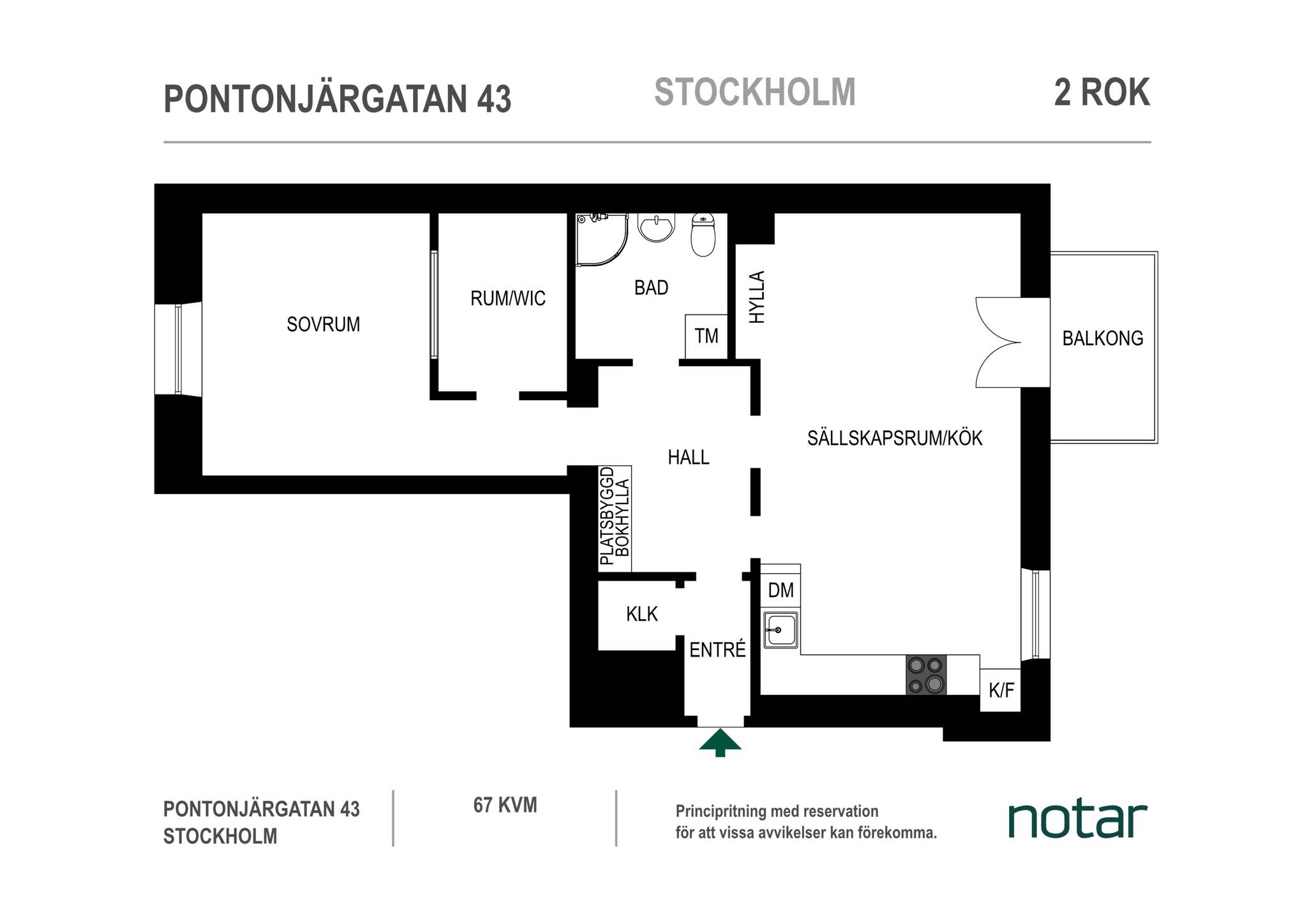 2.5 rum Lägenhet på Pontonjärgatan 43 Kungsholmen Stockholms kommun - bild 29