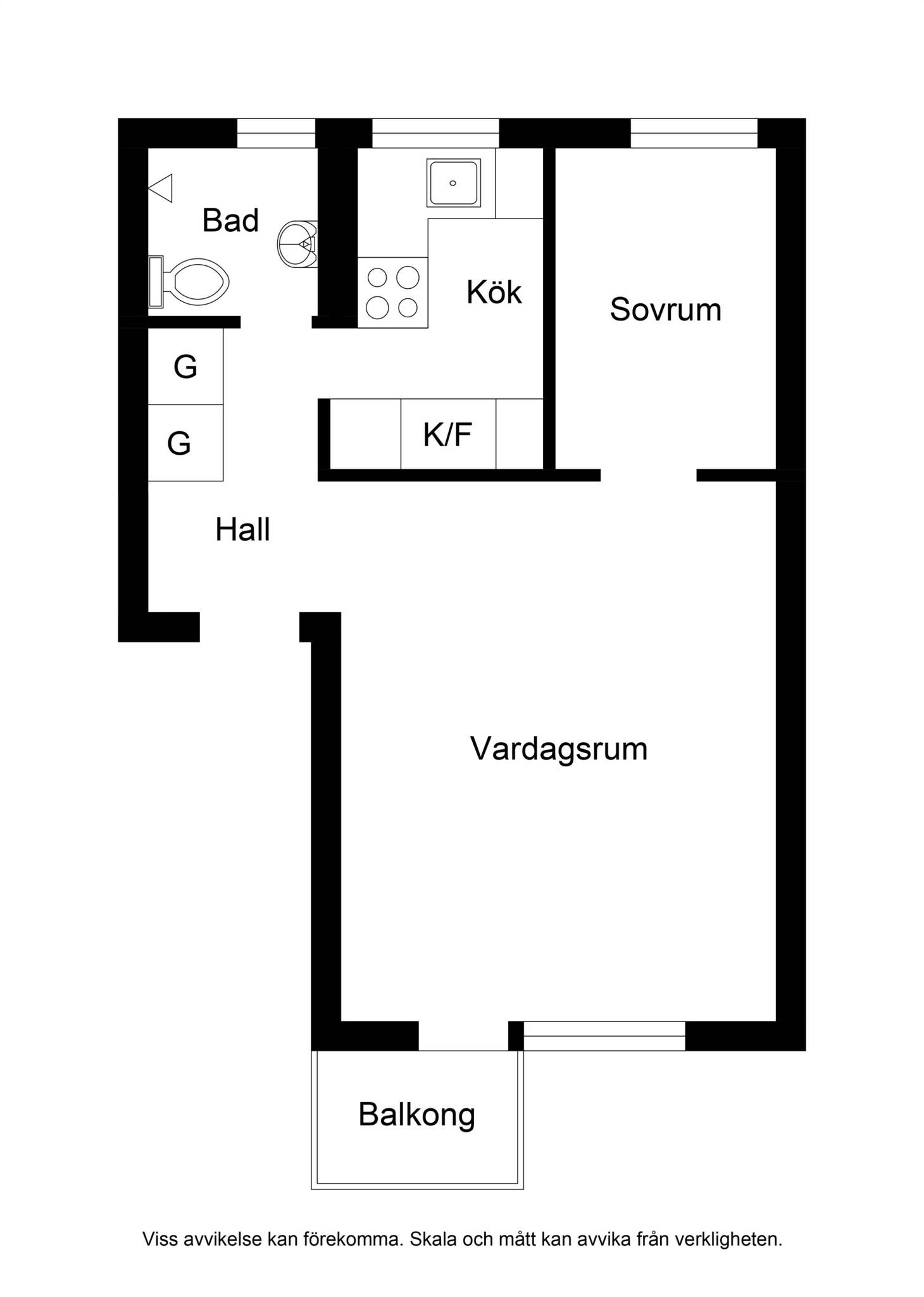 2 rum Lägenhet på Byggmästarvägen 1 Abrahamsberg Stockholms kommun - bild 25