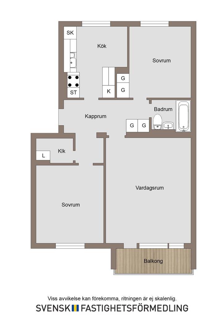 3 rum Lägenhet på Ståthållaregatan 58A Kalmar Kalmar kommun - bild 23