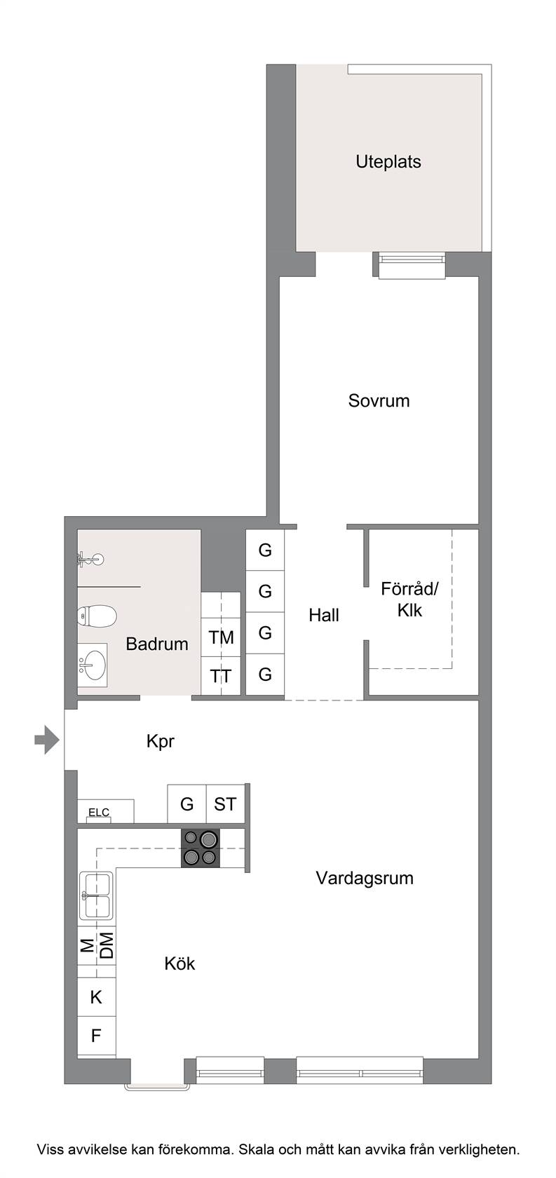 2 rum Lägenhet på Banmästargatan 10 Ulriksdal Solna kommun - bild 26