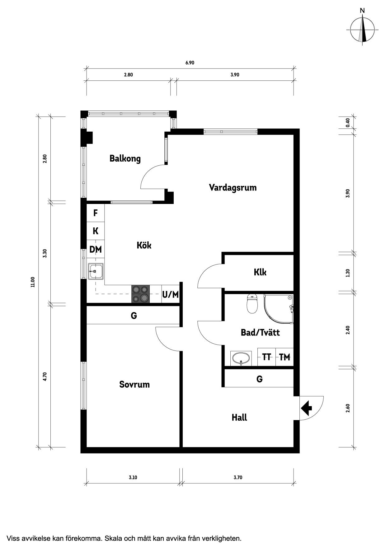 2 rum Lägenhet på Tellusgatan 41 Bergsjön Göteborgs kommun - bild 19