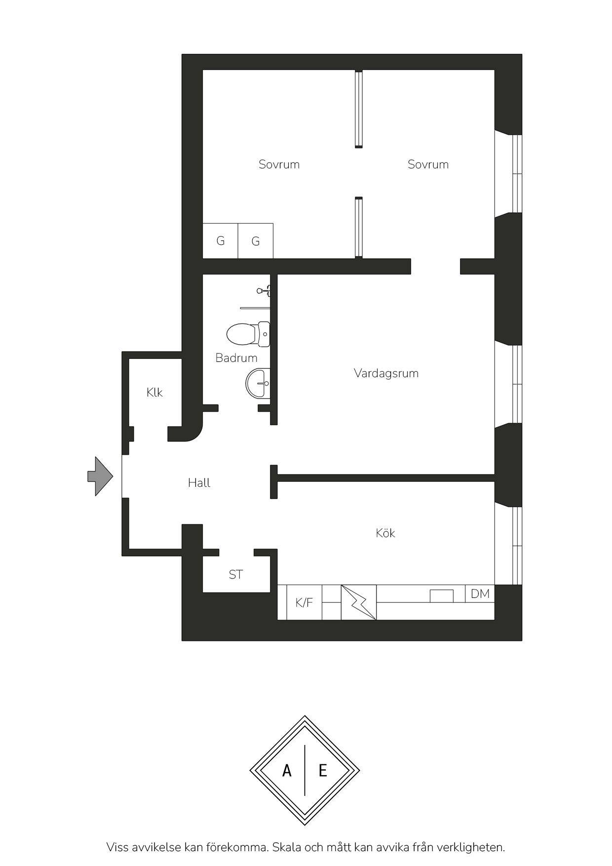 2.5 rum Lägenhet på Ringvägen 104 Södermalm/Katarina Stockholms kommun - bild 32