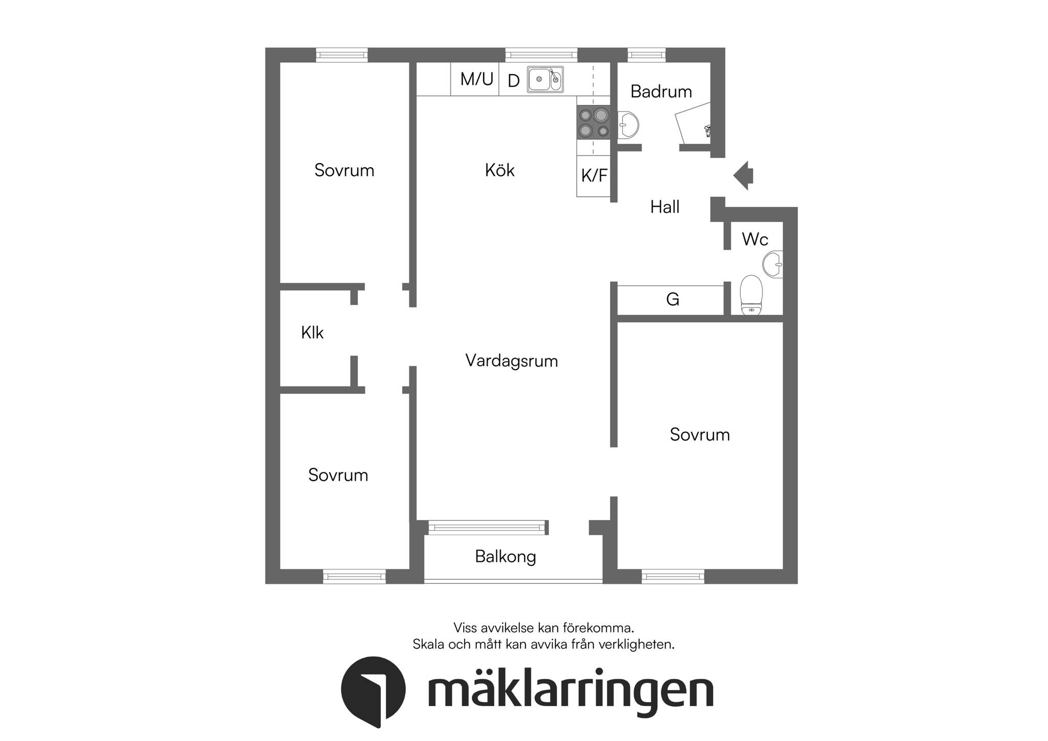 4 rum Lägenhet på Duvedsvägen 7, 3 tr Vällingby Centrum Stockholms kommun - bild 22