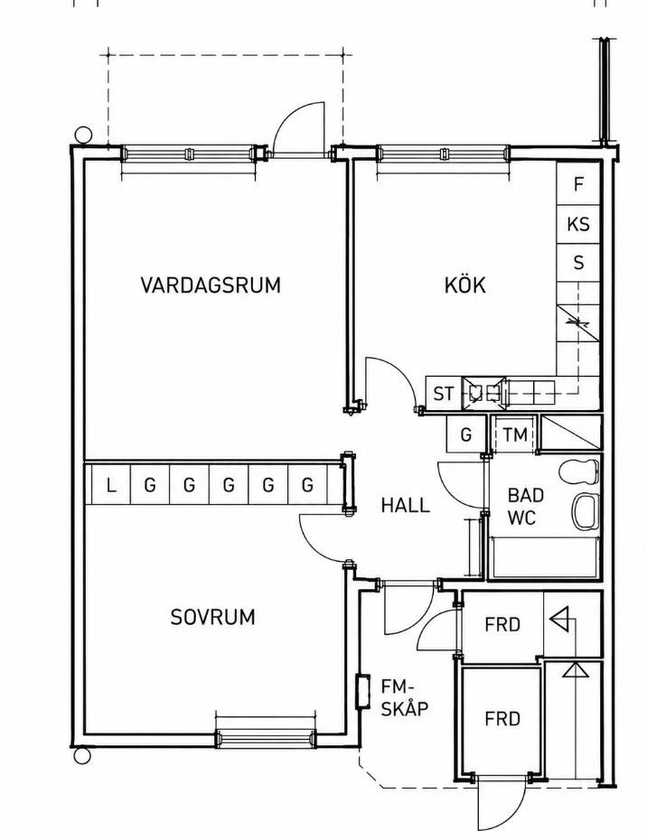 2 rum Lägenhet på Ringvägen 39 Grödinge Botkyrka kommun - bild 6