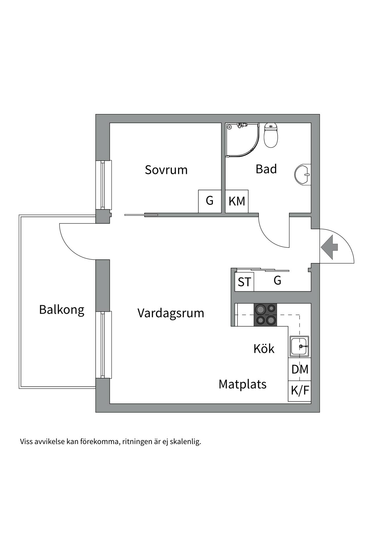 2 rum Lägenhet på Torgny Segerstedts allé 9 Rosendal Uppsala kommun - bild 34
