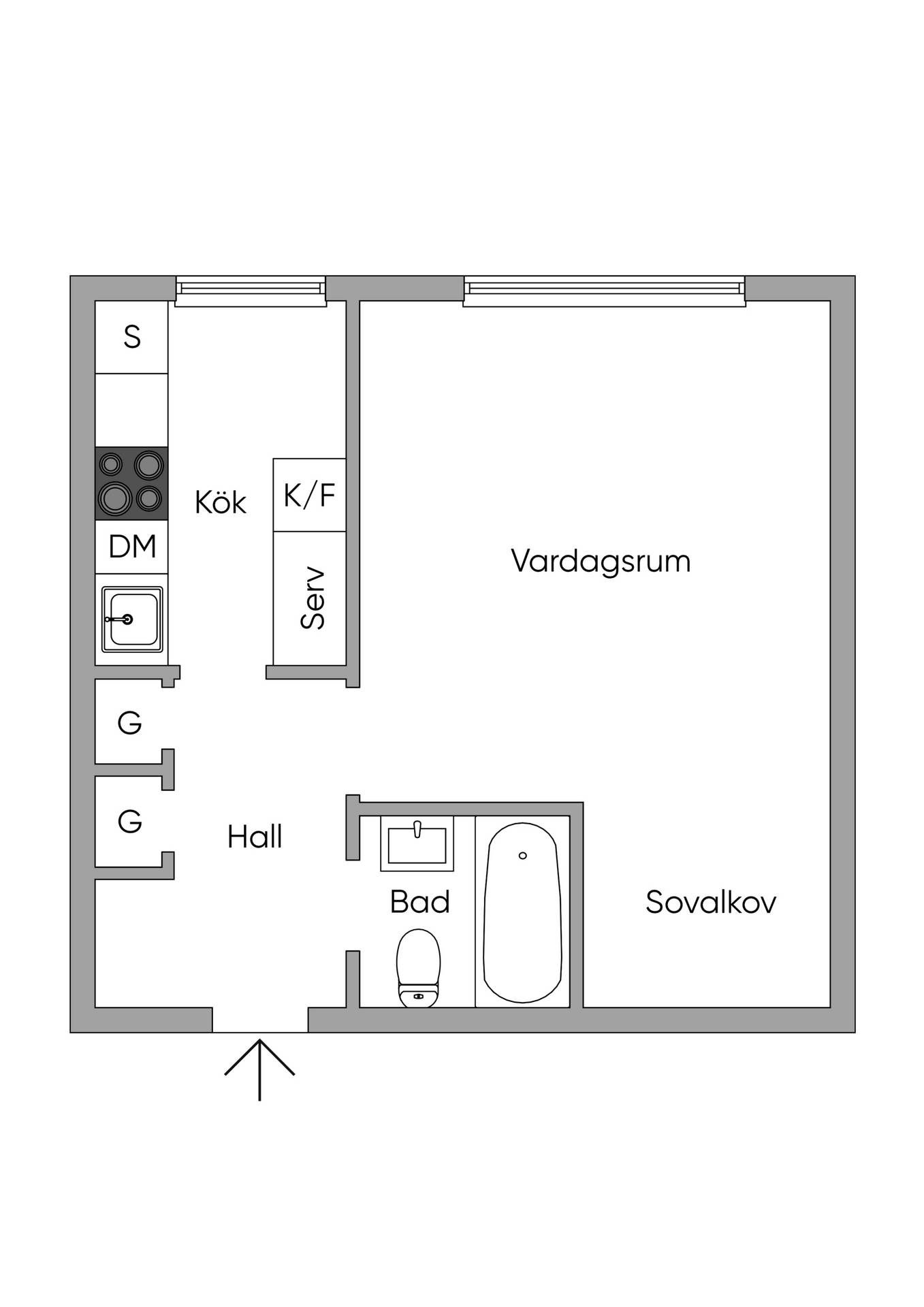 1.5 rum Lägenhet på Frödingsvägen 3, 3tr Kungsholmen - Fredhäll Stockholms kommun - bild 33