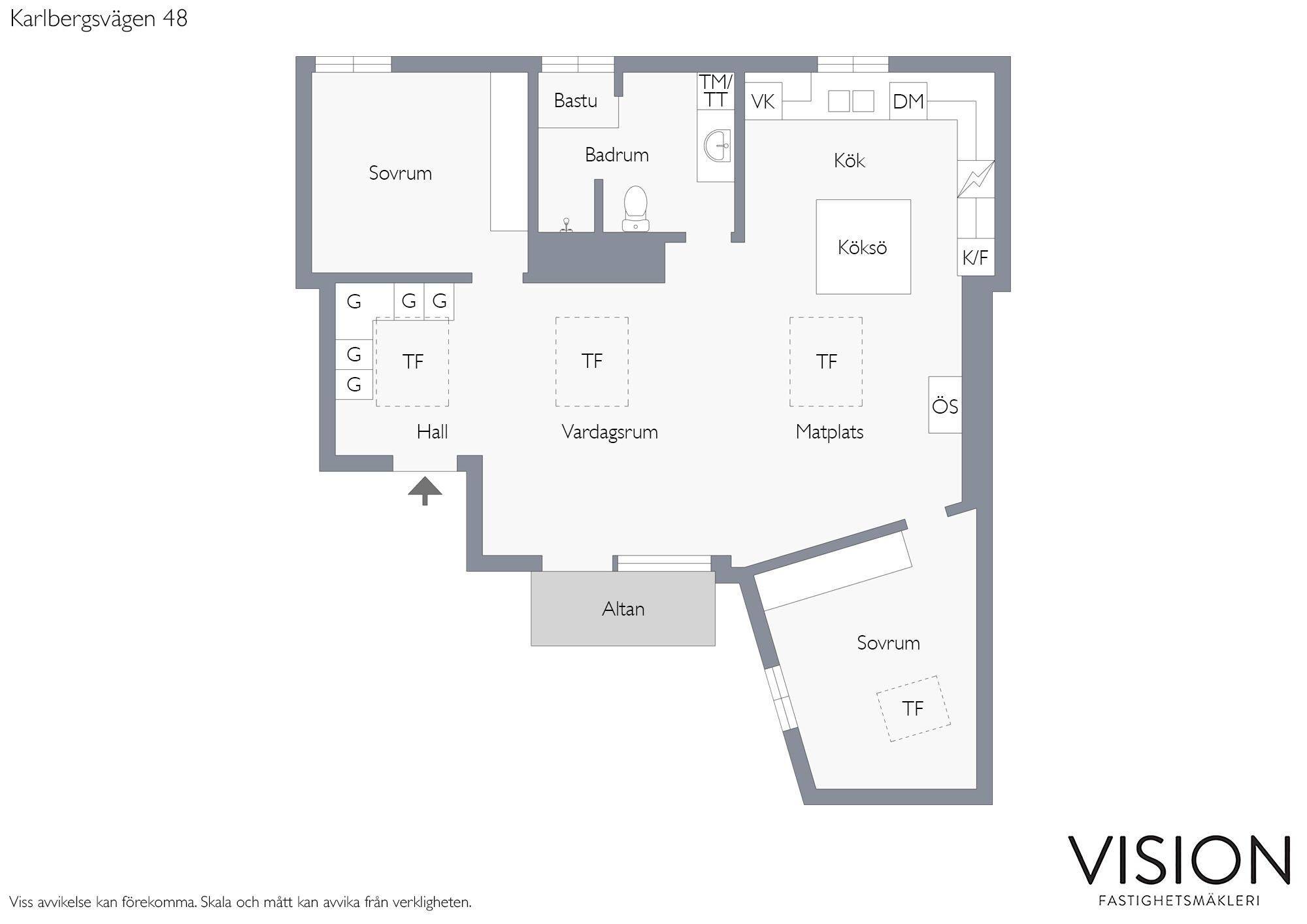 3 rum Lägenhet på Karlbergsvägen 48, 6tr Vasastan Stockholms kommun - bild 38