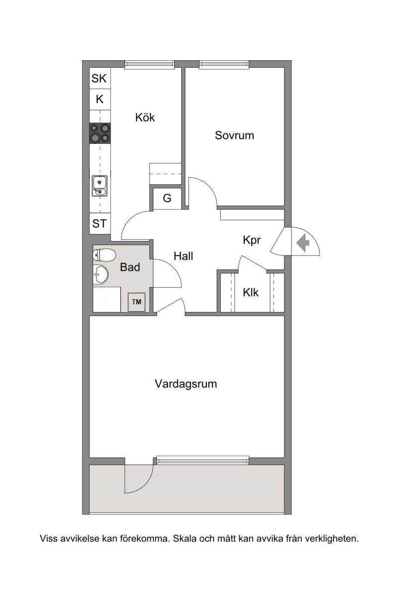 2 rum Lägenhet på Ludvigsbergsvägen 24 Alliero Sundsvalls kommun - bild 26