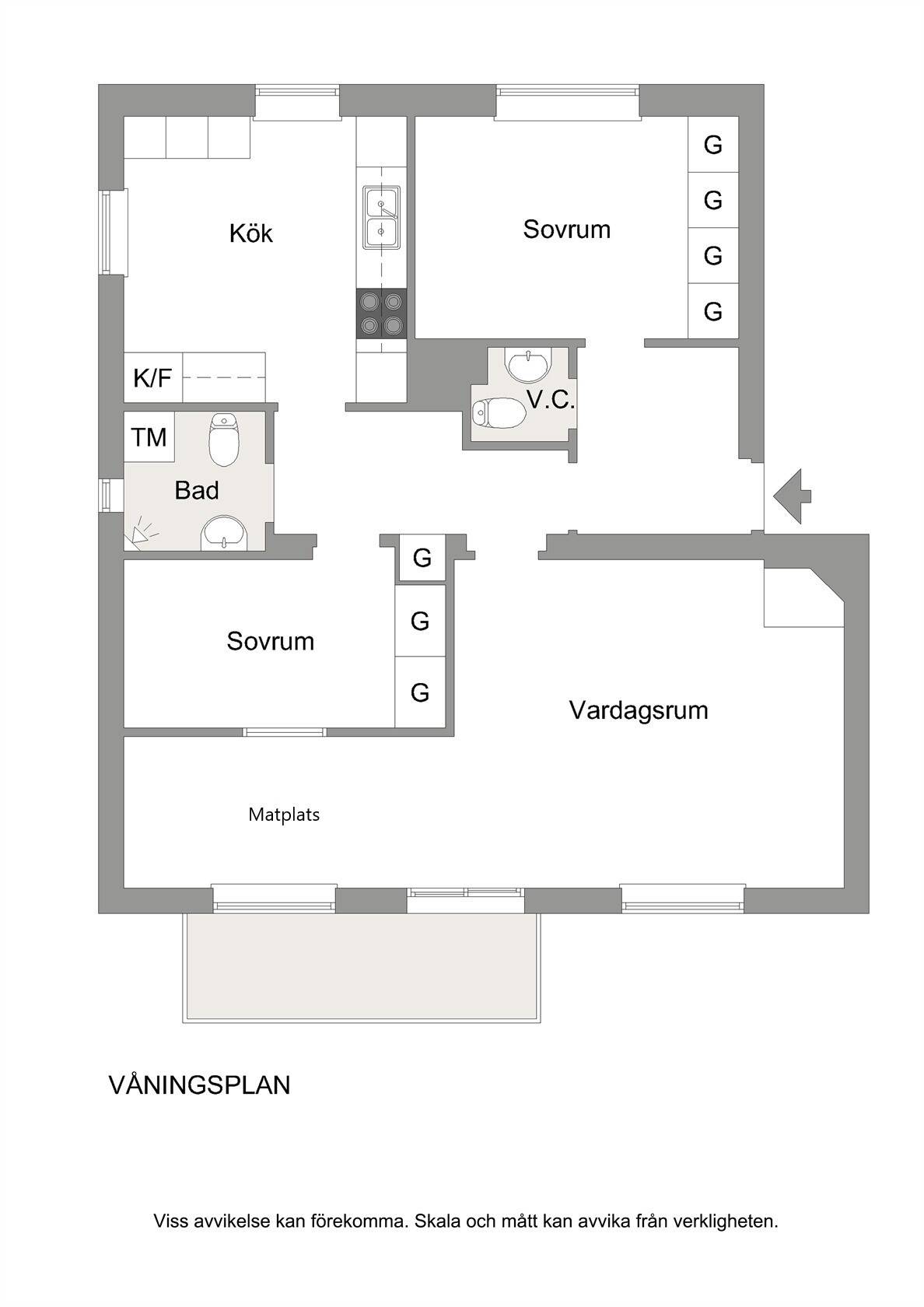 3 rum Lägenhet på Bergstigen 6B Avesta kommun - bild 22