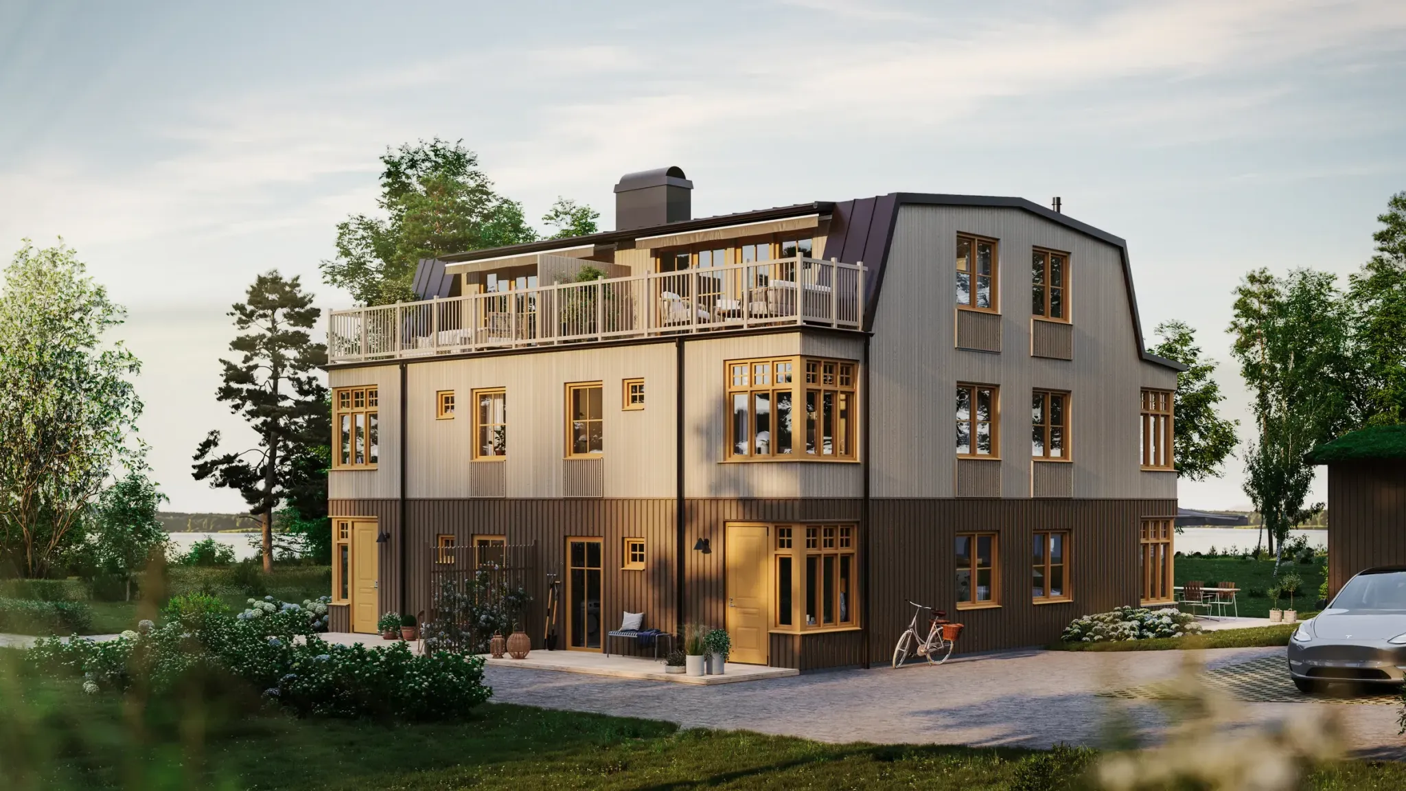 parhus på Hasselvägen Gustavsvik, Nacka kommun - bild 2