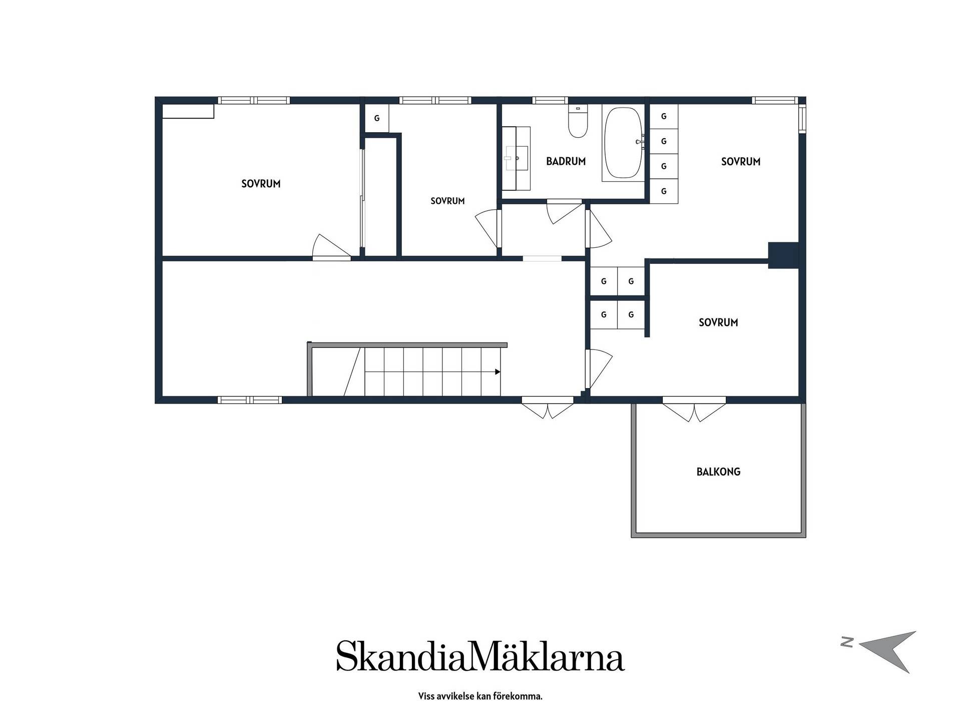 6 rum Villa på Lekgränd 2 Mariefred Stadsparken Strängnäs kommun - bild 77