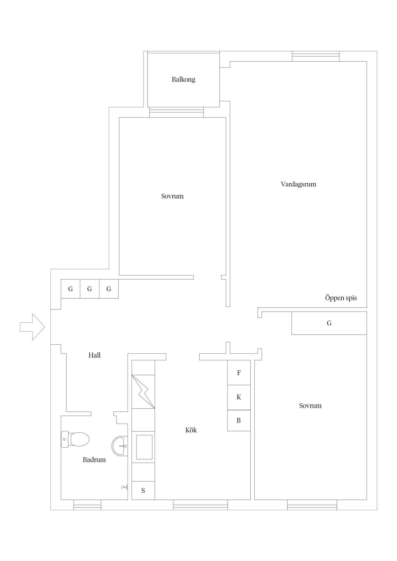 3 rum Lägenhet på Skälbyvägen 16 Skälby Sollentuna kommun - bild 18