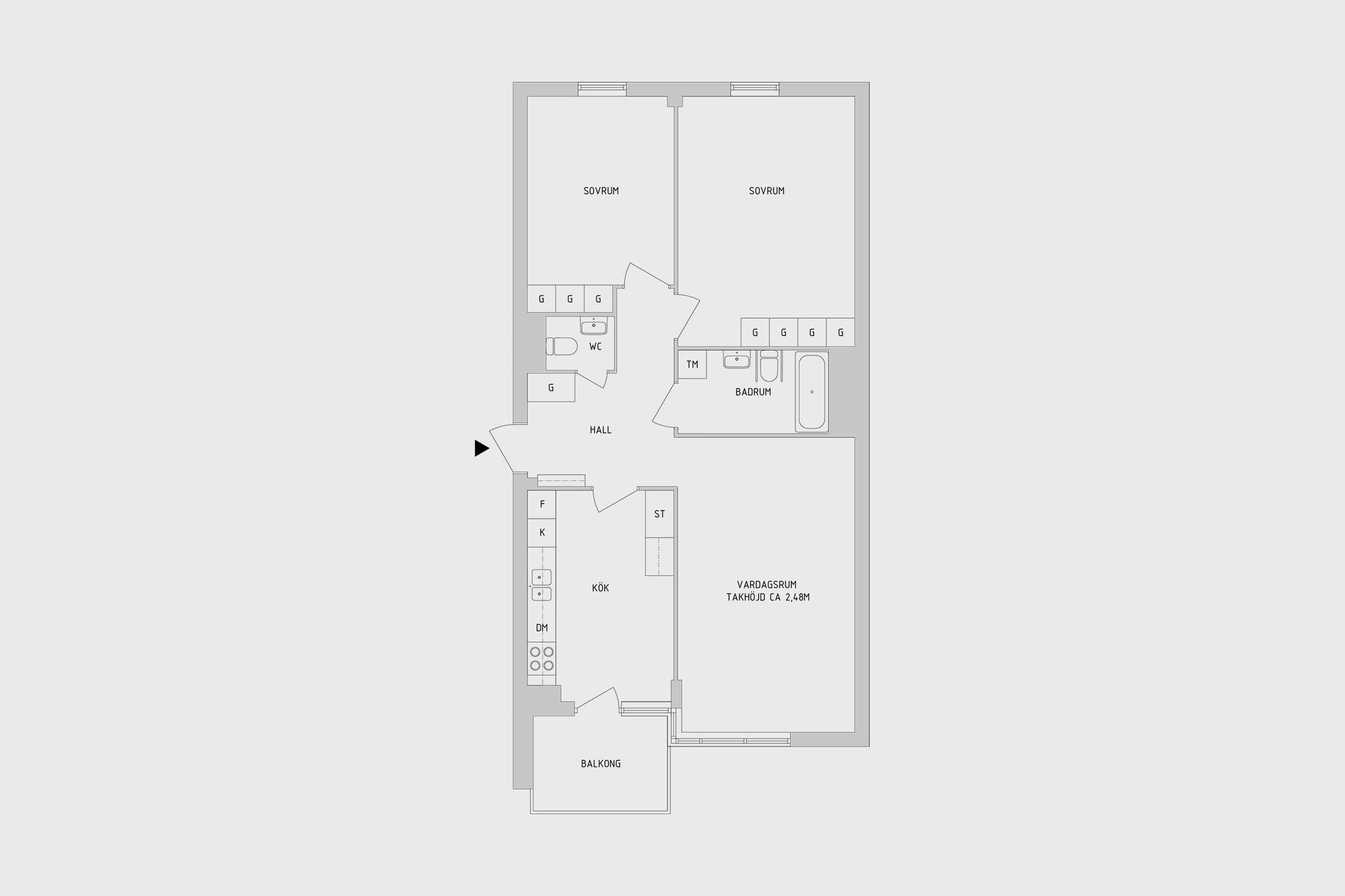 3 rum Lägenhet på Karlavägen 82 inkl garage Östermalm Stockholms kommun - bild 24