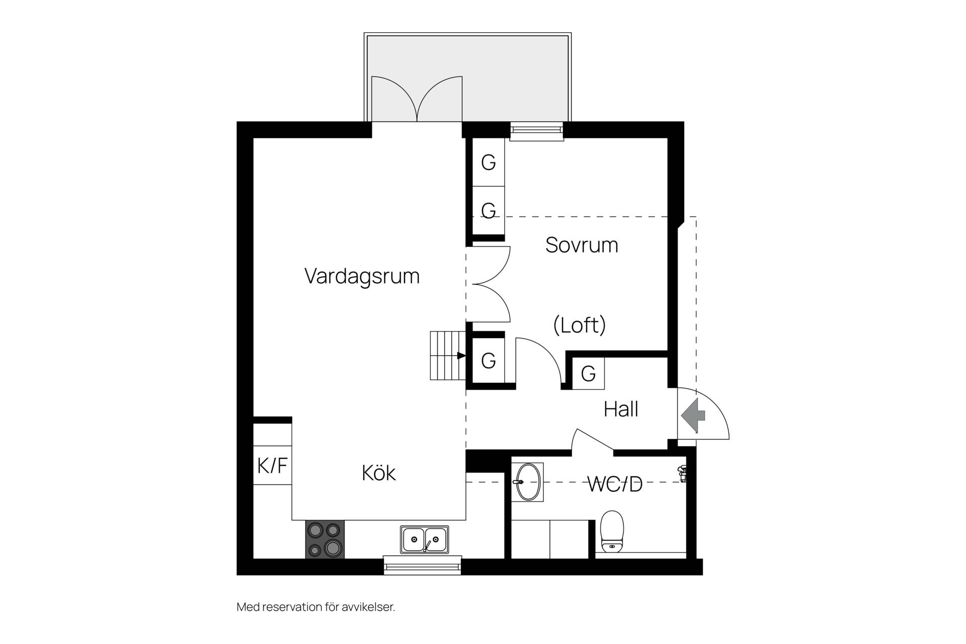 2 rum Lägenhet på Norra Kyrkogatan 8 B Visby innerstad Gotlands kommun - bild 19