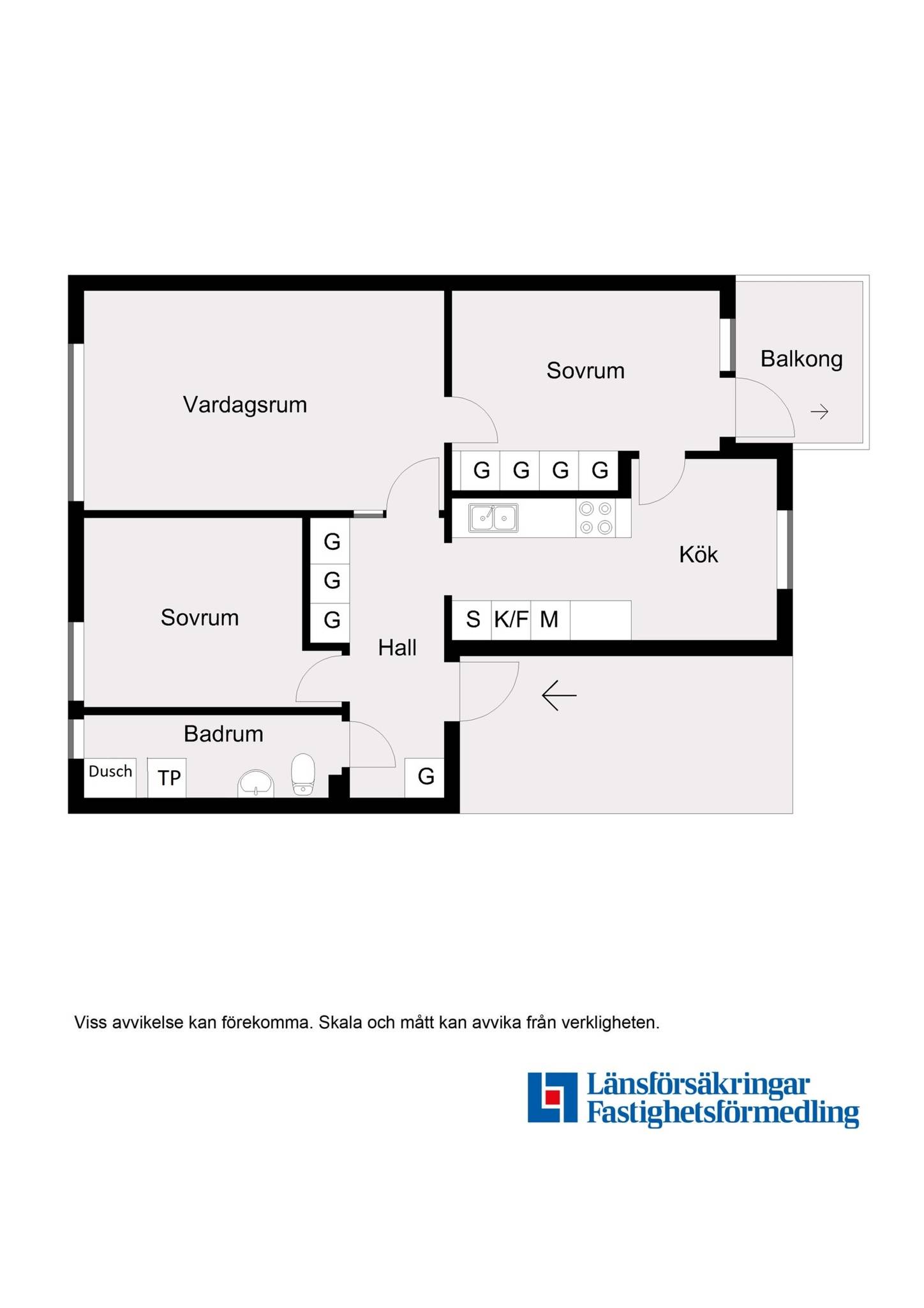 3 rum Lägenhet på Bergsgatan 21 B Frösön Östersunds kommun - bild 23