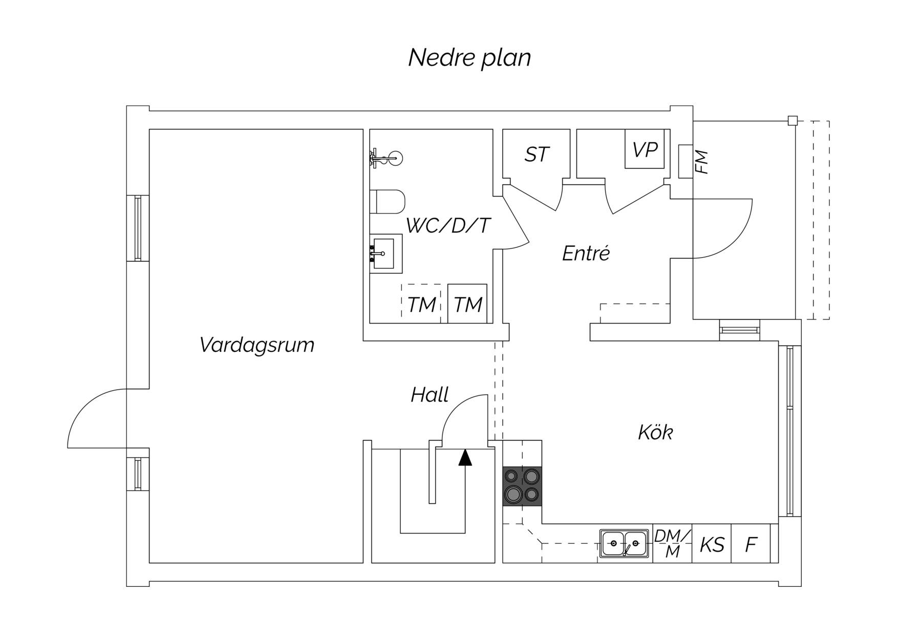 5 rum Radhus på Strömshillvägen 49 Haninge kommun - bild 23