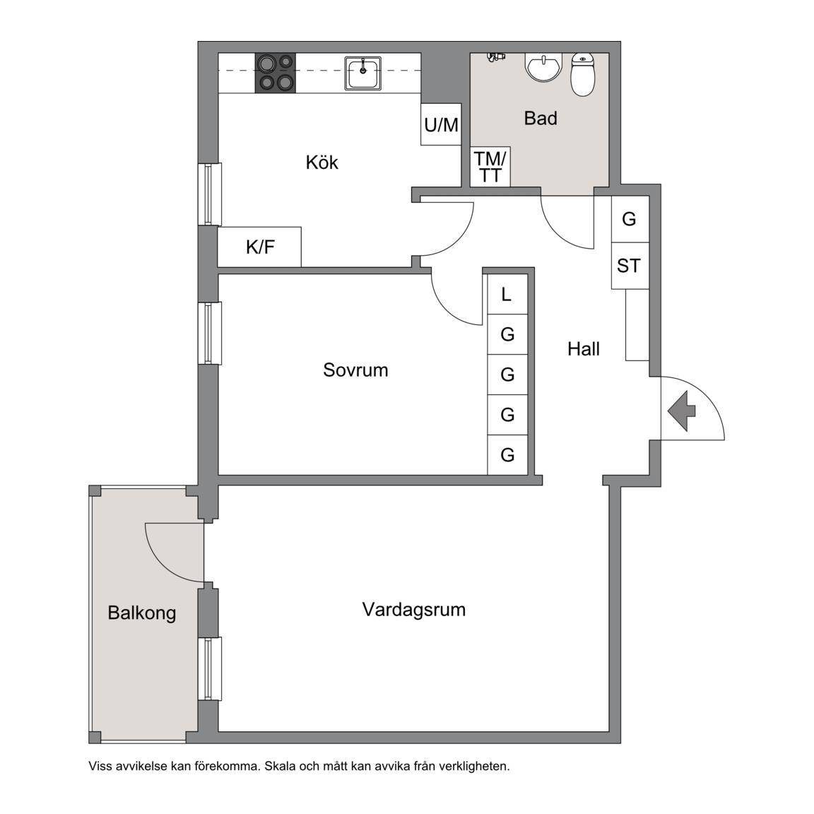 2 rum Lägenhet på Östra köpmansgatan 11 Trossö Karlskrona kommun - bild 27