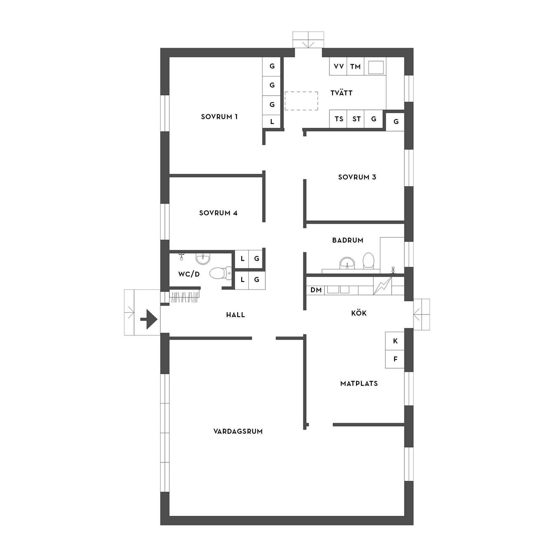 4 rum Villa på Trädgårdsvägen 8 Hurva Eslövs kommun - bild 28