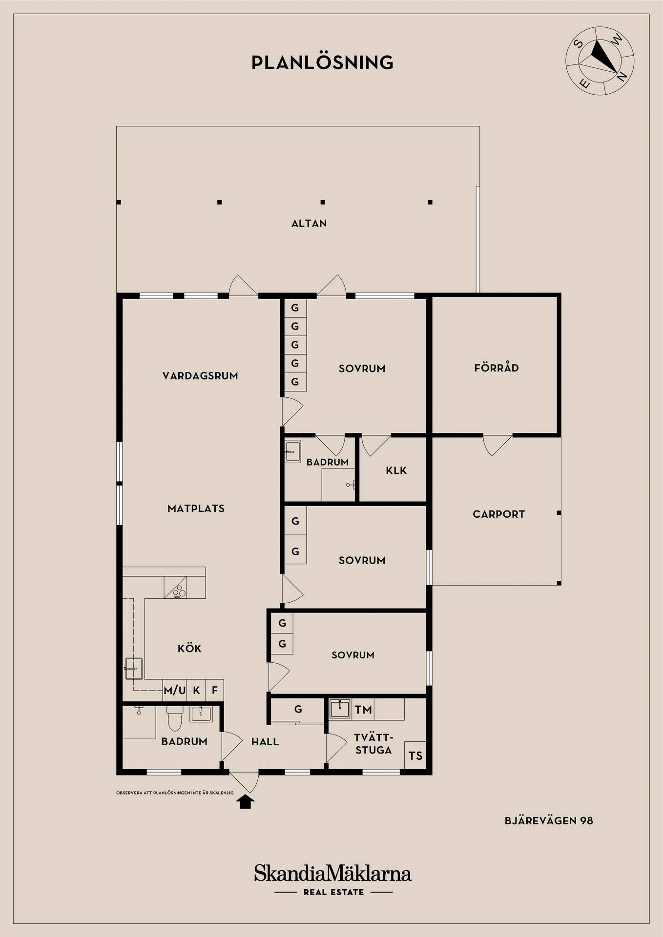 4 rum Villa på Bjärevägen 98 Skälderviken Ängelholms kommun - bild 32