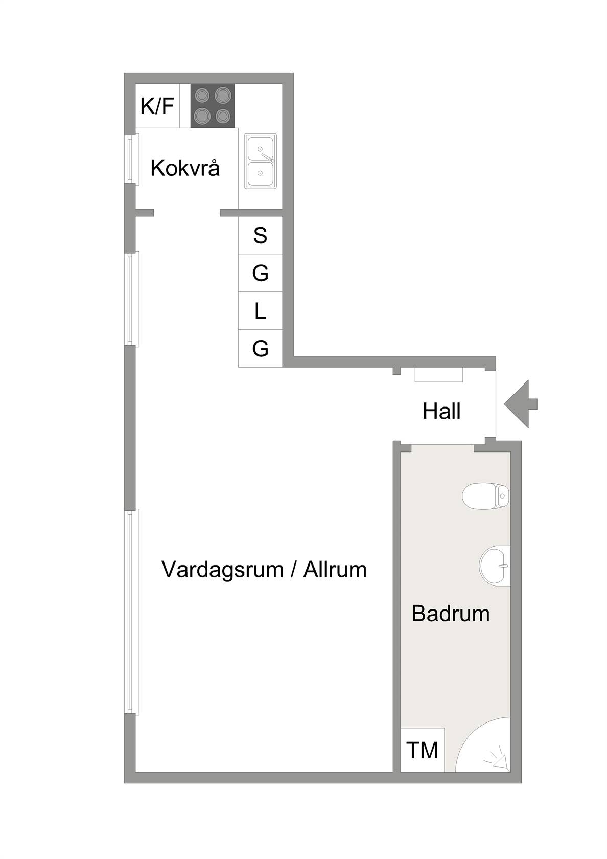 1 rum Lägenhet på Promenaden 17 Centrum Falu kommun - bild 17
