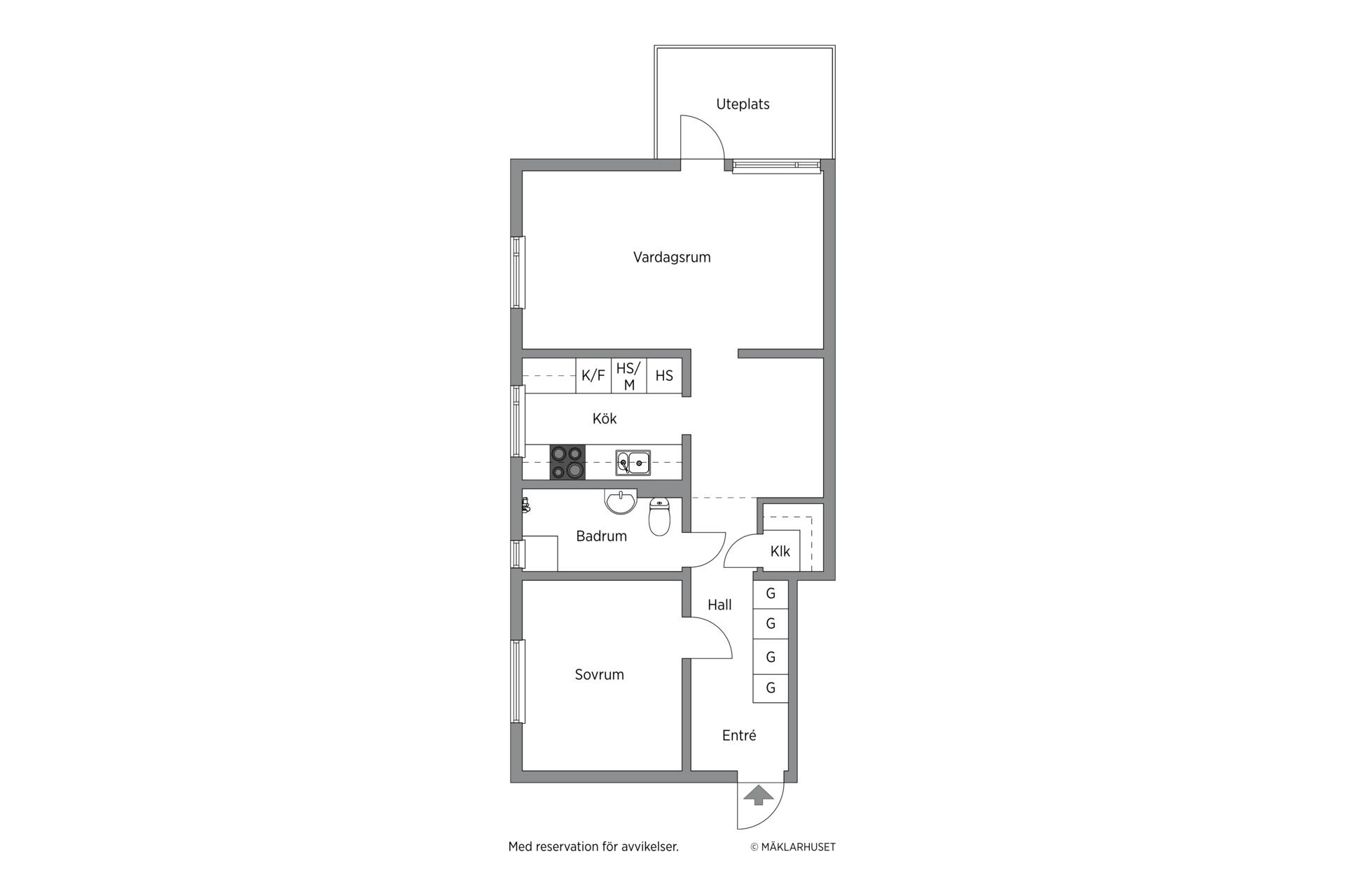 2 rum Lägenhet på Lundenvägen 21B Lunden Skövde kommun - bild 16