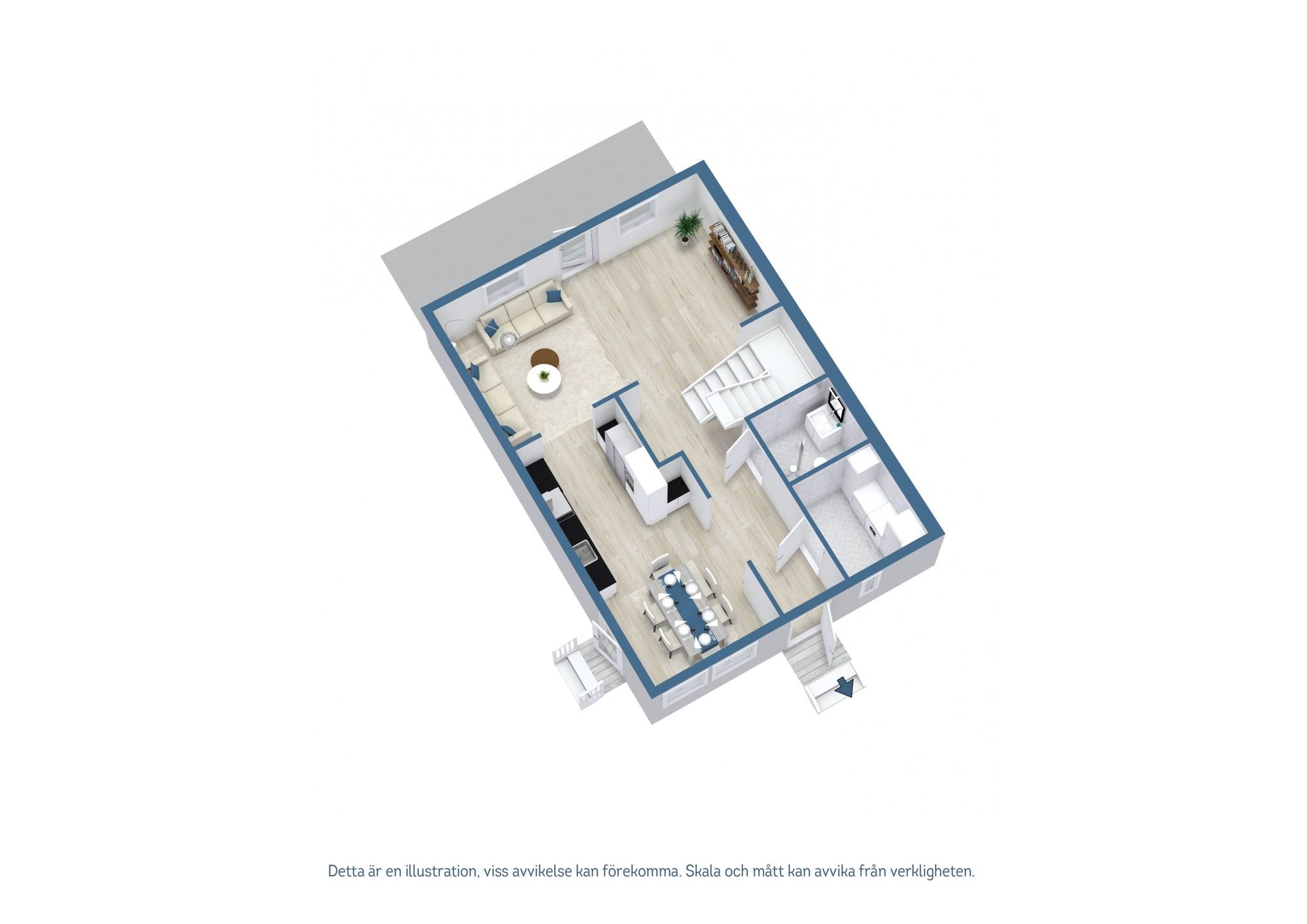 4 rum Parhus på Karljohanvägen 20 Örbyhus Tierps kommun - bild 47