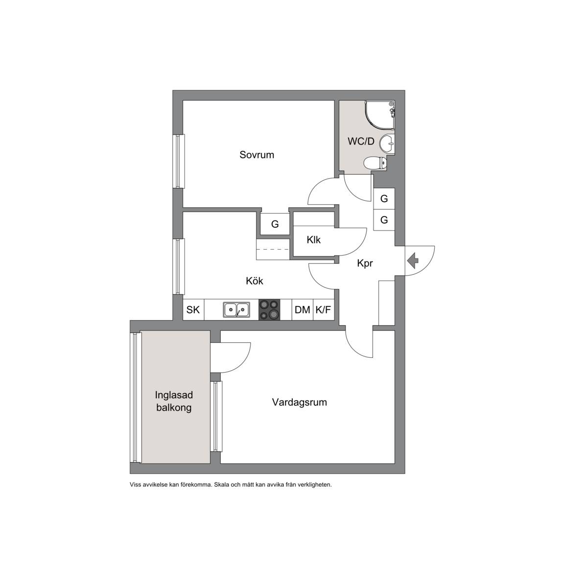 2 rum Lägenhet på Arkitektgatan 2C Långö & Lilla Pantarholmen Karlskrona kommun - bild 16