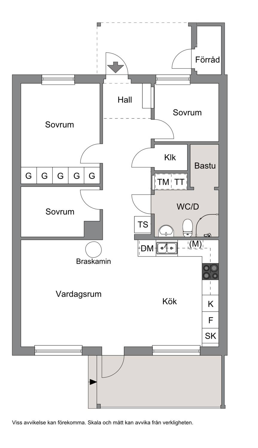 3.5 rum Lägenhet på Bäcksidevägen 7 D Tegefjäll Åre kommun - bild 32