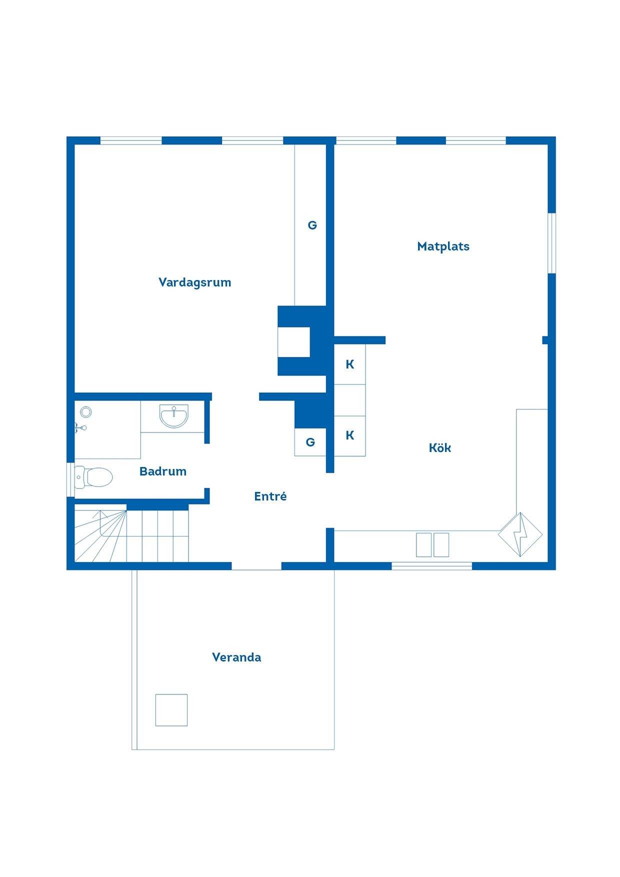 6 rum Villa på Norra Prästvägen 1 Hille Gävle kommun - bild 54