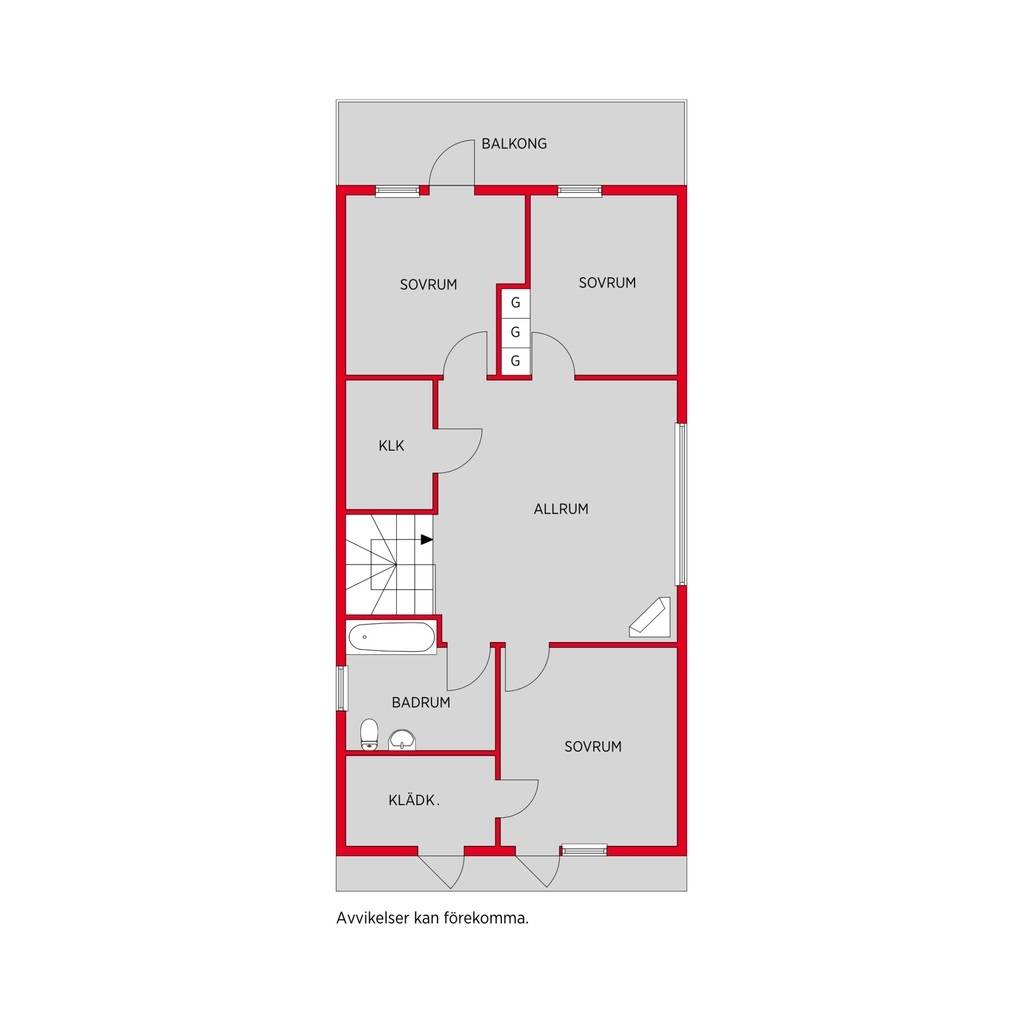 6 rum Villa på Pligg Eriks väg 35 Skräddarbacken Borlänge kommun - bild 47