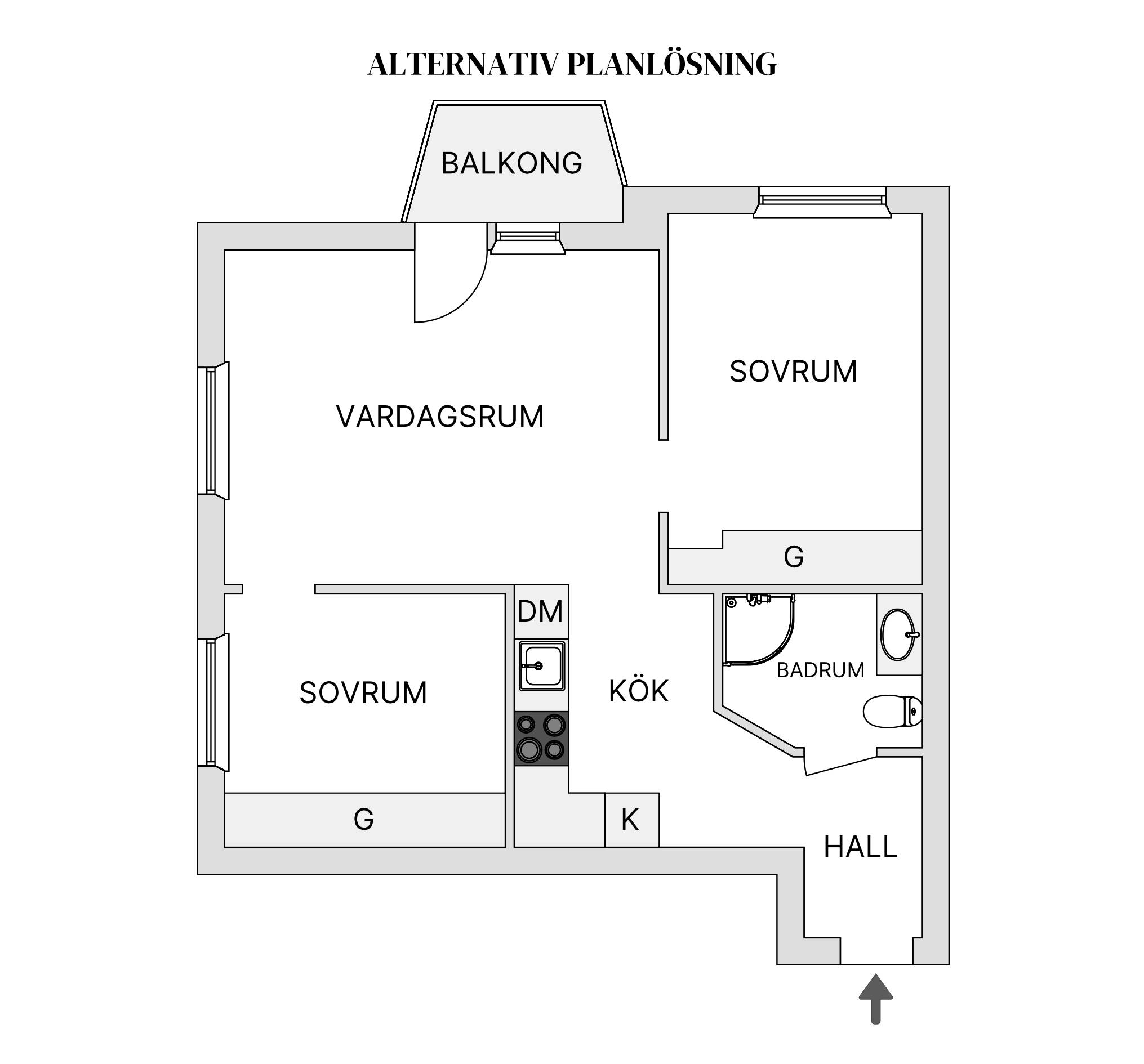 2 rum Lägenhet på Vindragarvägen 2 Södermalm - Reimersholme Stockholms kommun - bild 33