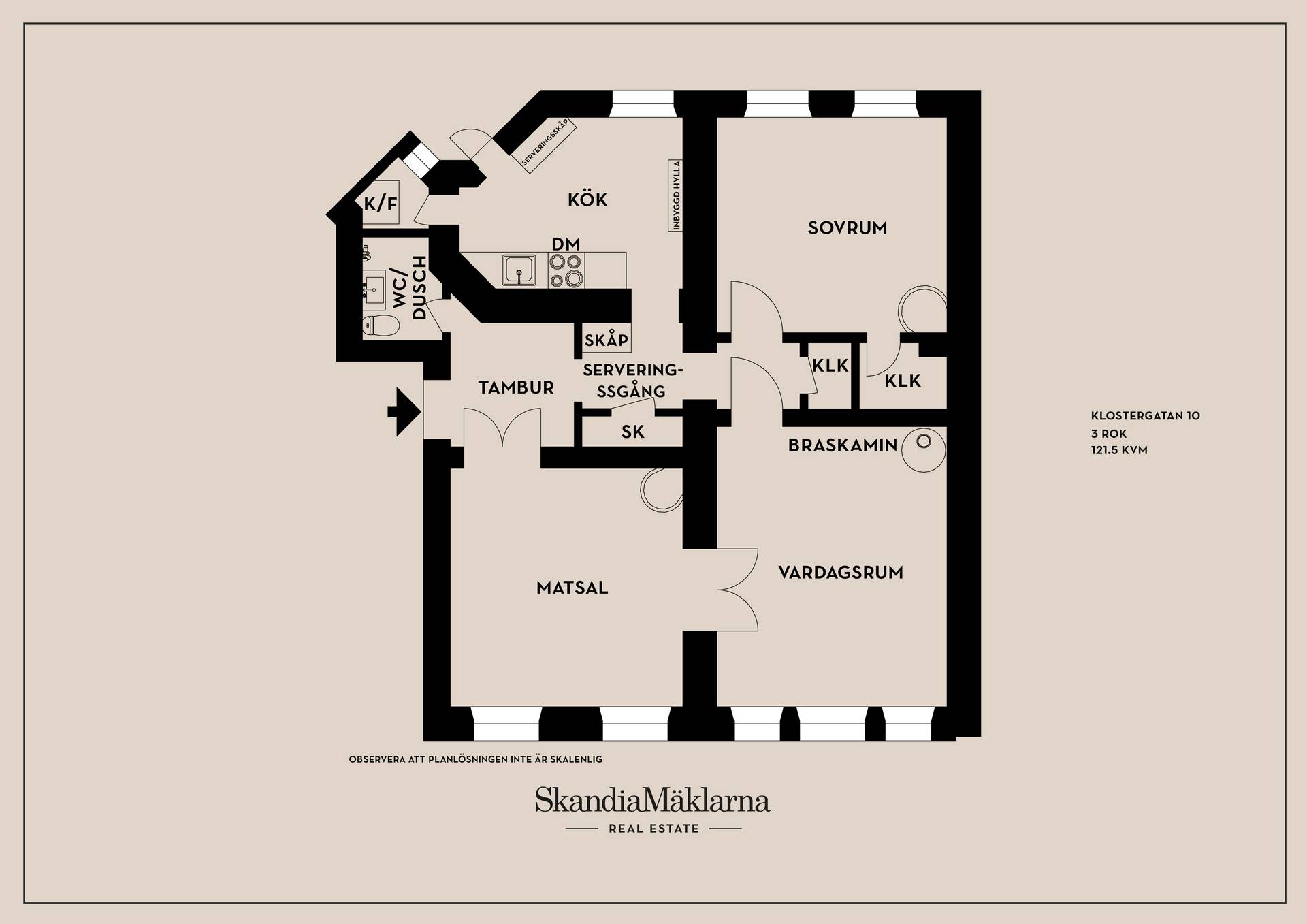 3 rum Lägenhet på Klostergatan 10 Vasastaden/centralt Linköpings kommun - bild 33