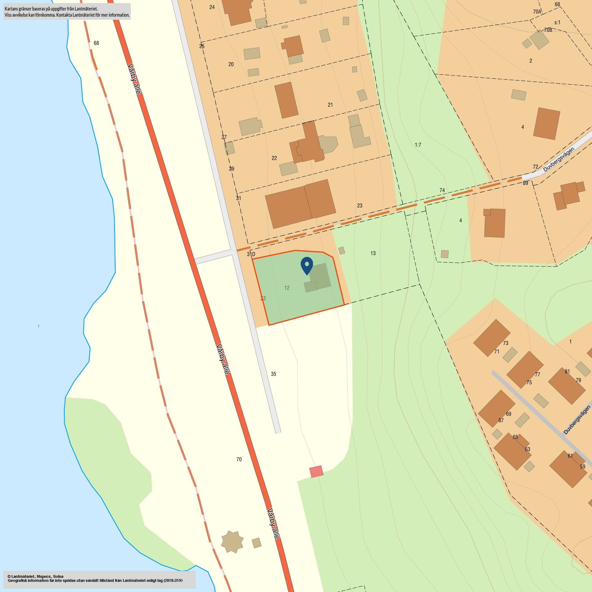 Tomt på Vårby allé 31D Huddinge Huddinge kommun - bild 3