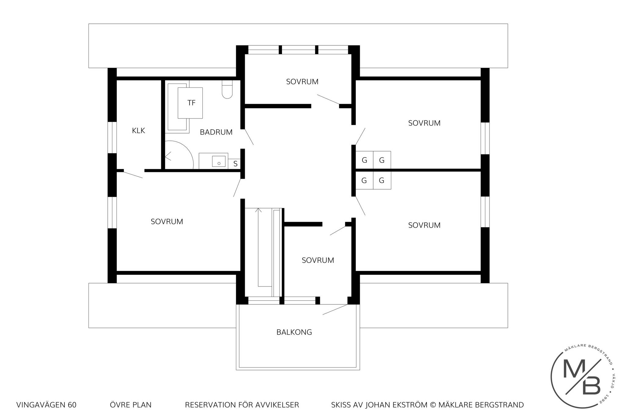 8 rum Villa på Vingavägen 60 Hovshaga Växjö kommun - bild 34