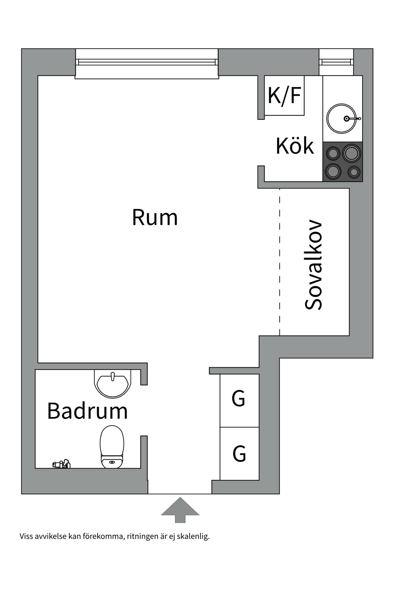 1.5 rum Lägenhet på Rålambsvägen 50 Kungsholmen - Fredhäll Stockholms kommun - bild 12