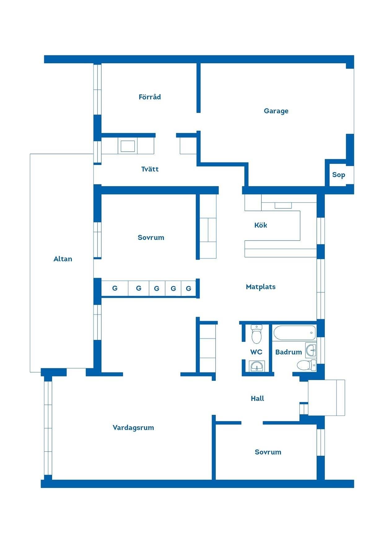 4 rum Villa på Poleraregatan 11 Berga Linköpings kommun - bild 31