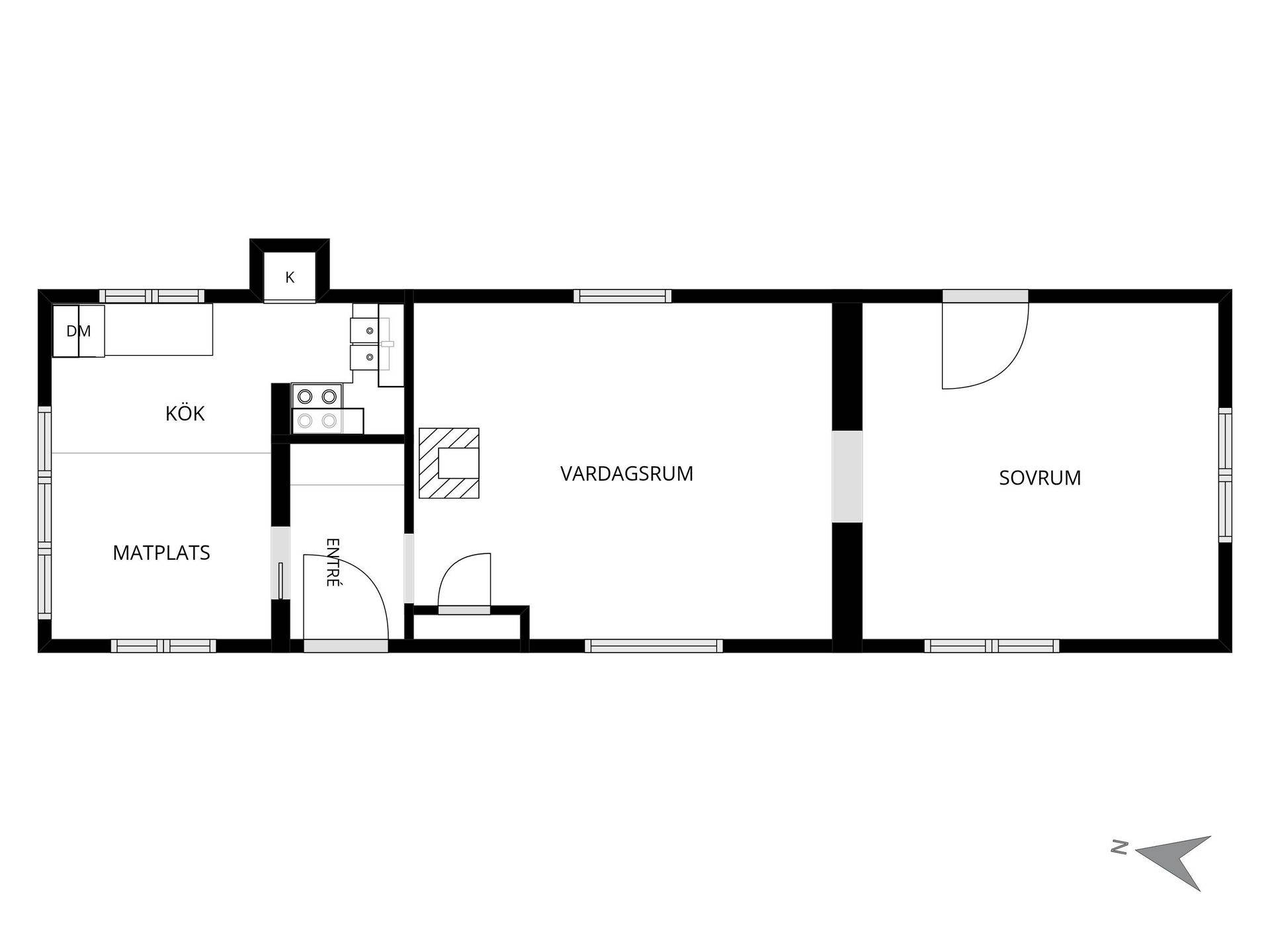 2 rum Villa på Kinnekulle Blomtorp 1 Källby Götene kommun - bild 13