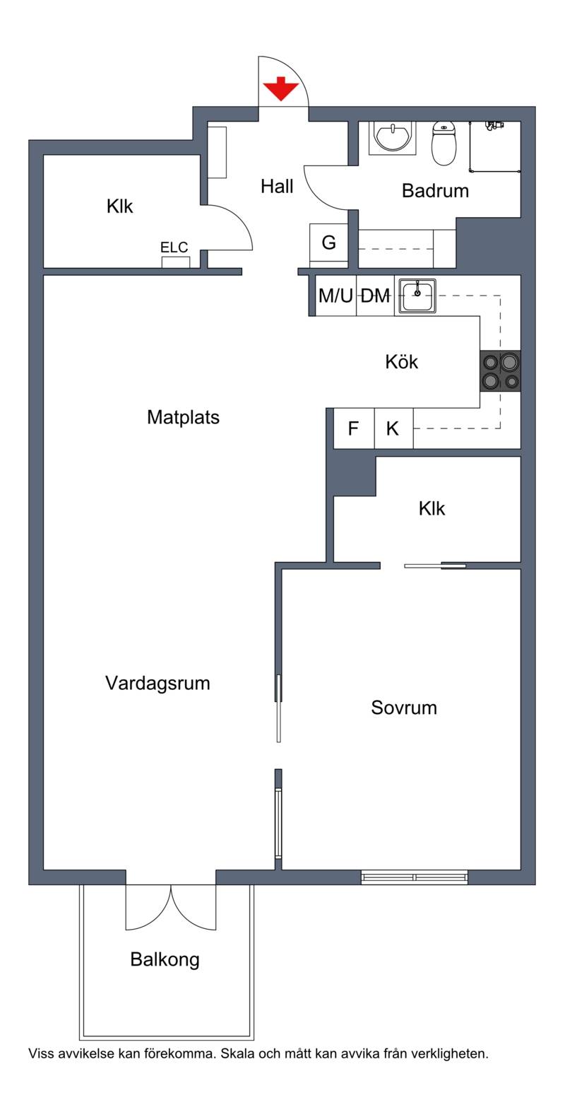 2 rum Lägenhet på Mjölnarvägen 24 Kvarnholmen Nacka kommun - bild 29