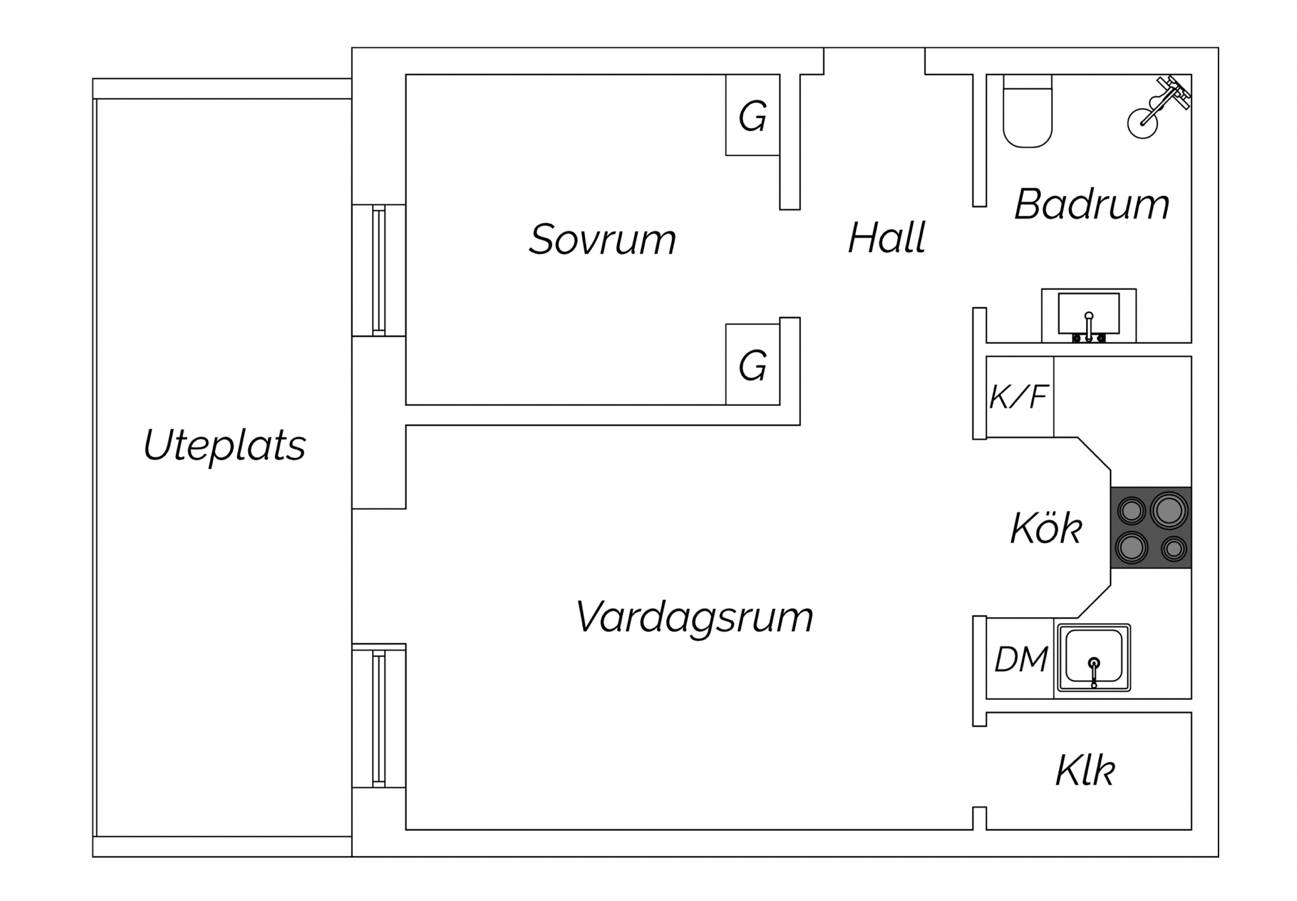 2 rum Lägenhet på Per Lindeströms väg 123 Hammarbyhöjden Stockholms kommun - bild 20