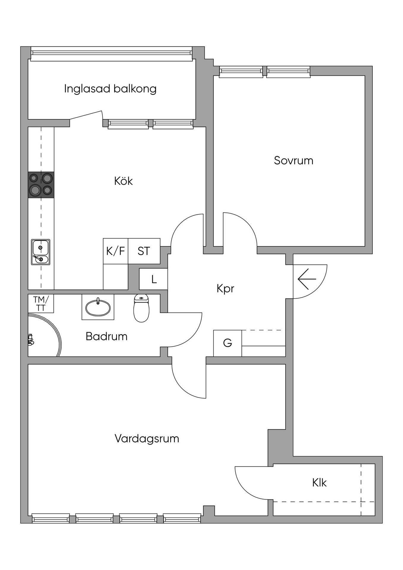 2 rum Lägenhet på Ronnebygatan 9B Trossö Karlskrona kommun - bild 25