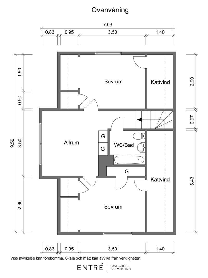 6 rum Villa på Kantorsvägen 5 Väne Åsaka Trollhättans kommun - bild 33