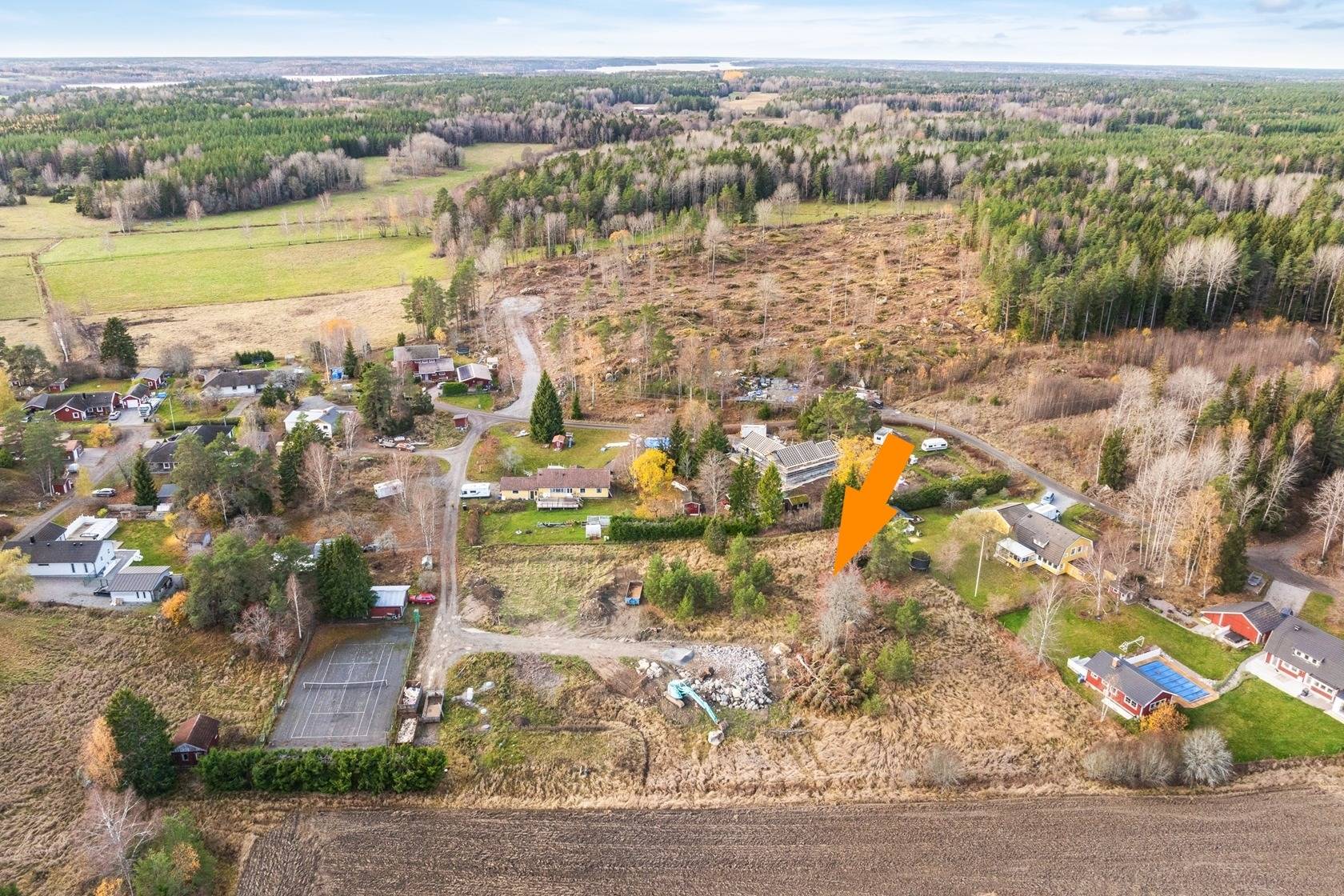 tomt på Tomt i Kurvallen Alsike, Knivsta kommun - bild 1