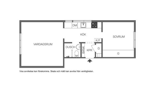 2 rum Lägenhet på Lasarettsgatan 13B Djurgården Eskilstuna kommun - bild 19